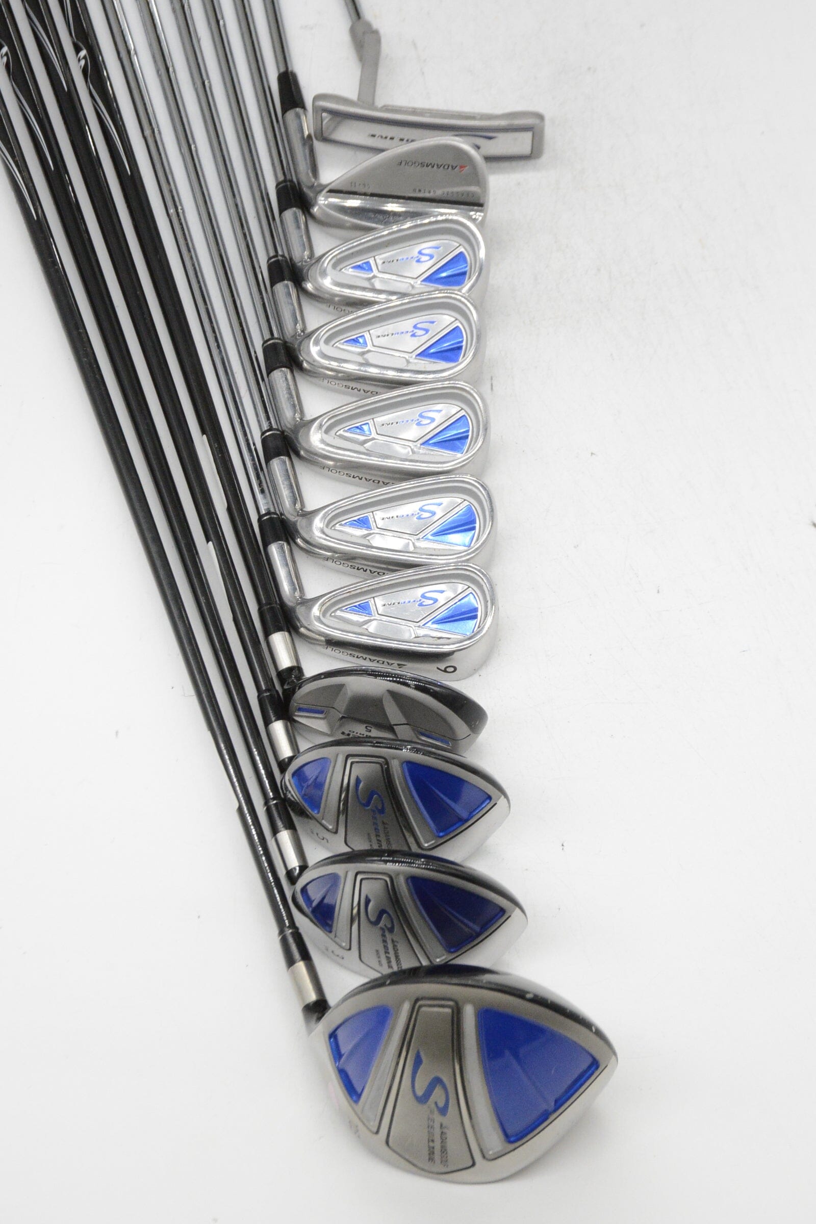 *Dented* Adams Speedline Mixed Full Set Uniflex +0.25" Golf Clubs GolfRoots 