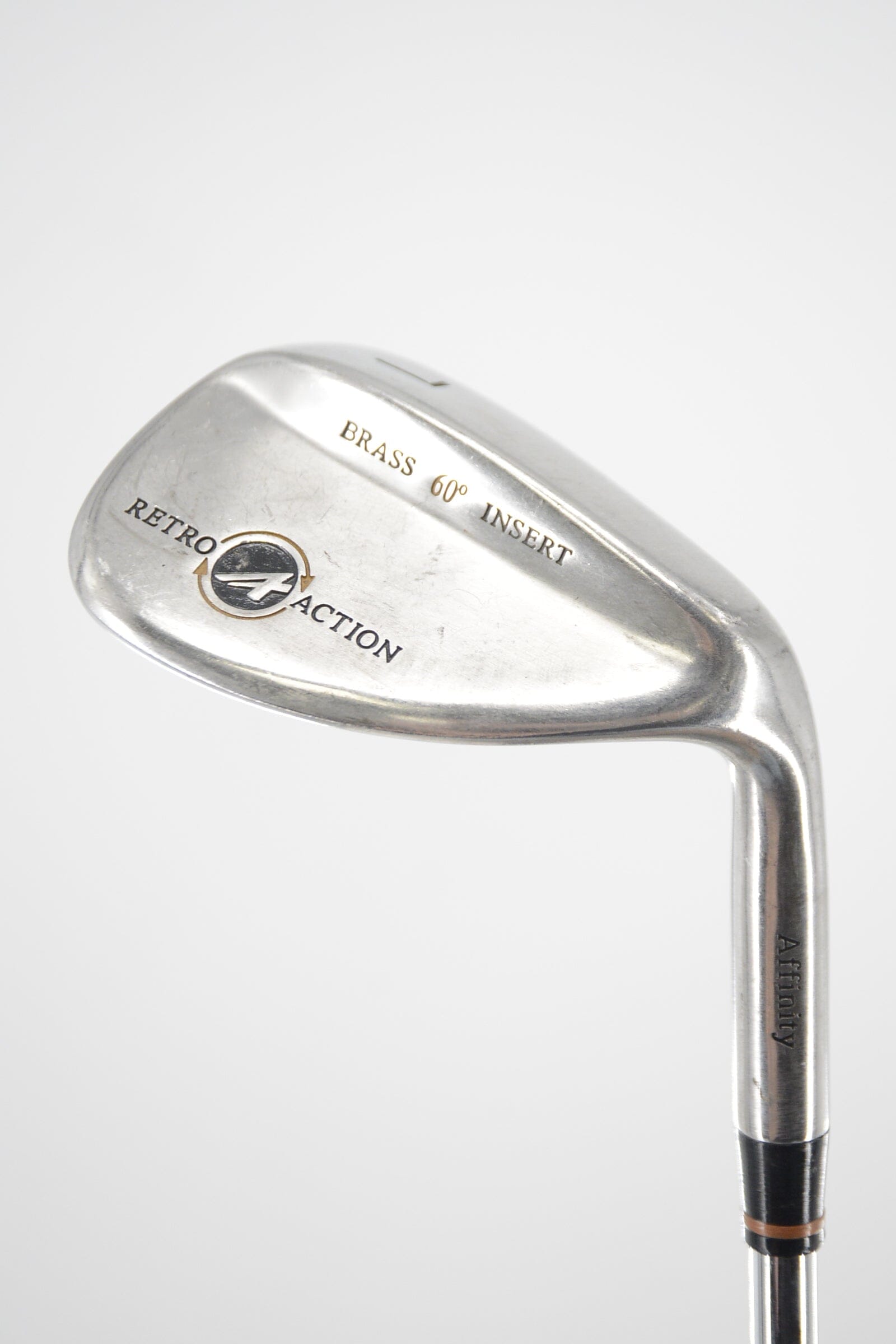 Brass Retro Action 60 Degree Wedge Wedge Flex 35.75" Golf Clubs GolfRoots 