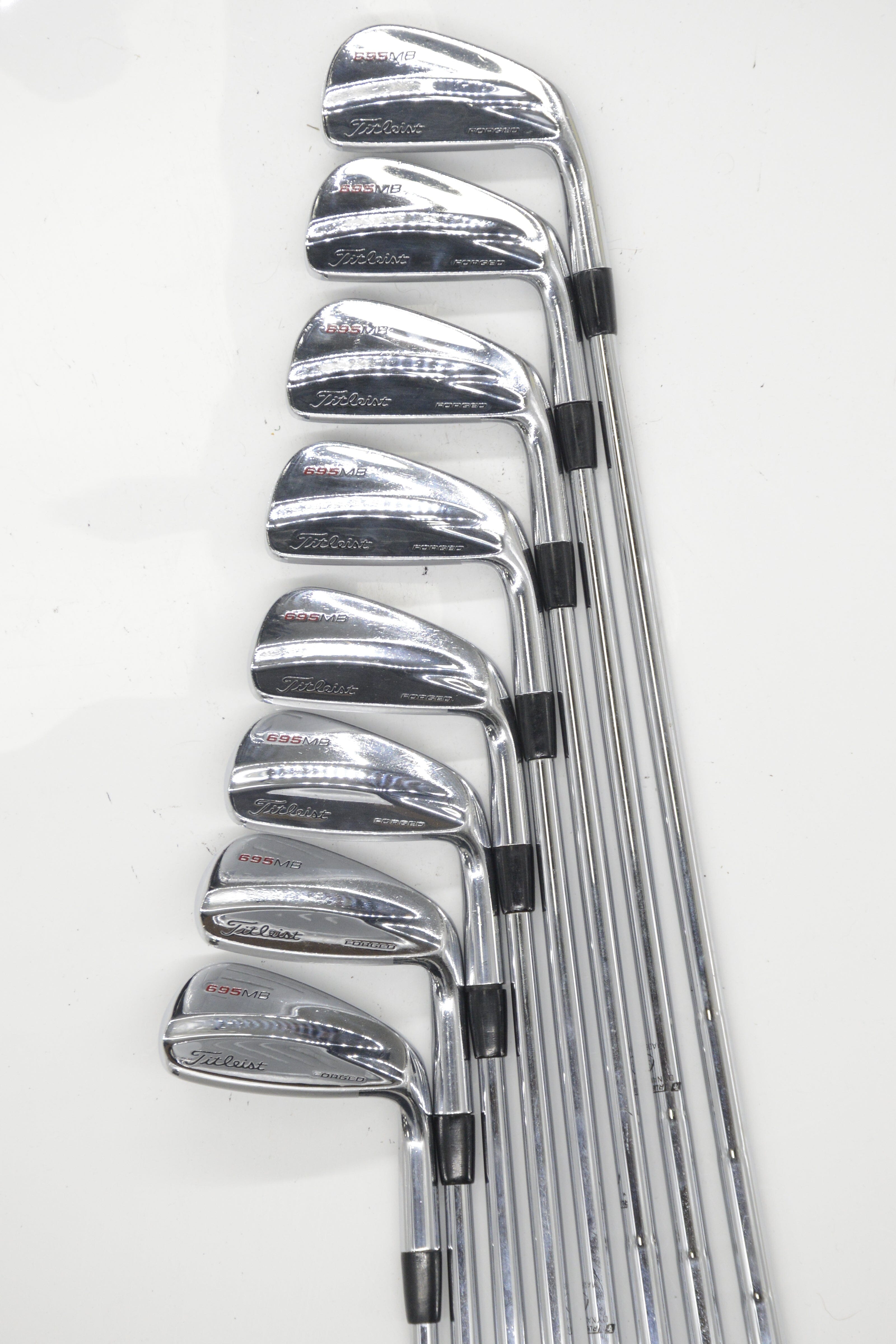 Titleist 695 MB Forged 3-PW Iron Set S Flex +0.75" Golf Clubs GolfRoots 