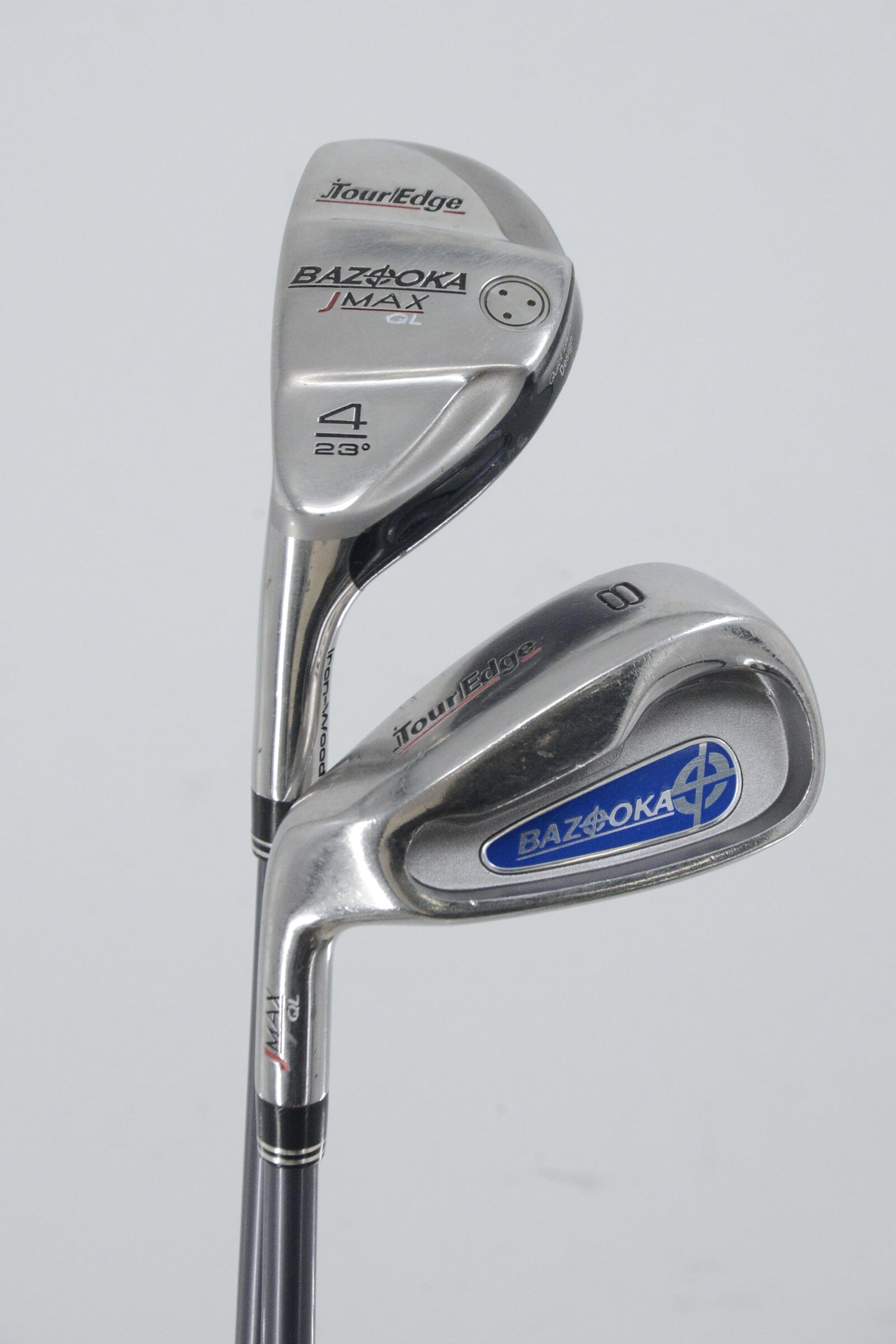 Lefty Tour Edge Bazooka JMAX Ql 3H-4H, 5-PW, SW Iron Set R Flex -0.5" Golf Clubs GolfRoots 