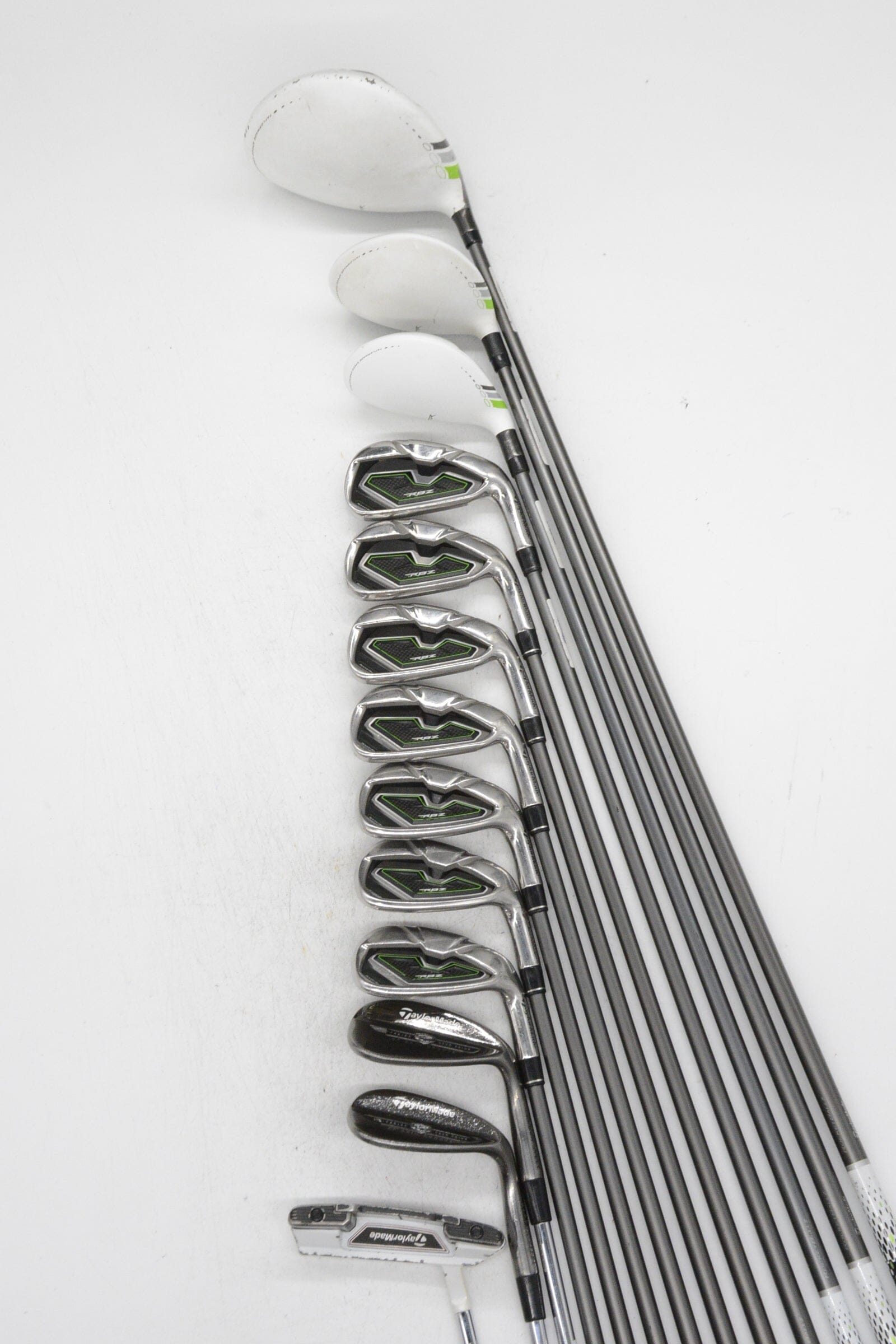 TaylorMade Rocketballz Mixed Full Set R Flex -0.25" Golf Clubs GolfRoots 