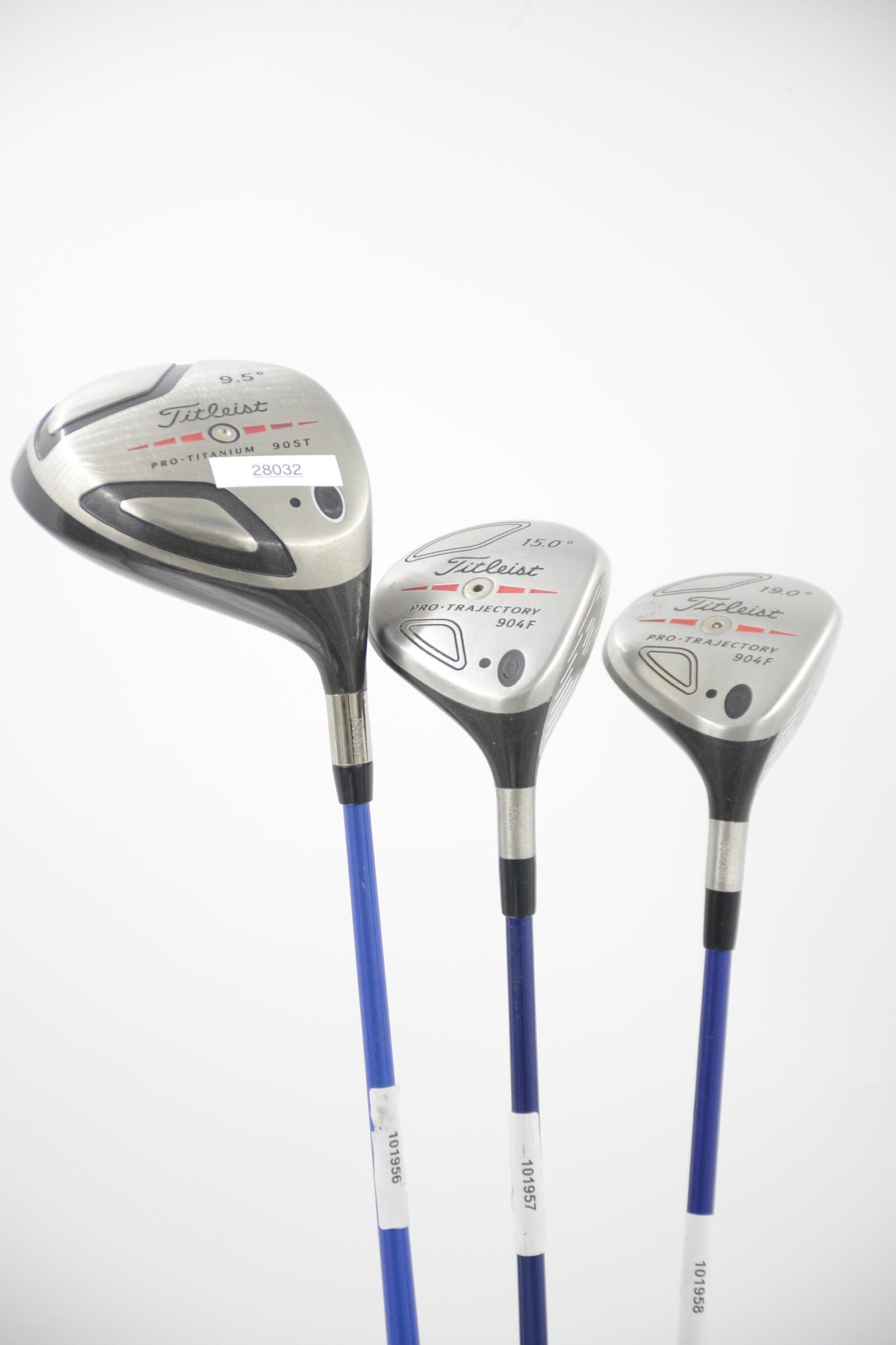 Titleist 905T D, 3W, 5W Wood Set S Flex Golf Clubs GolfRoots 