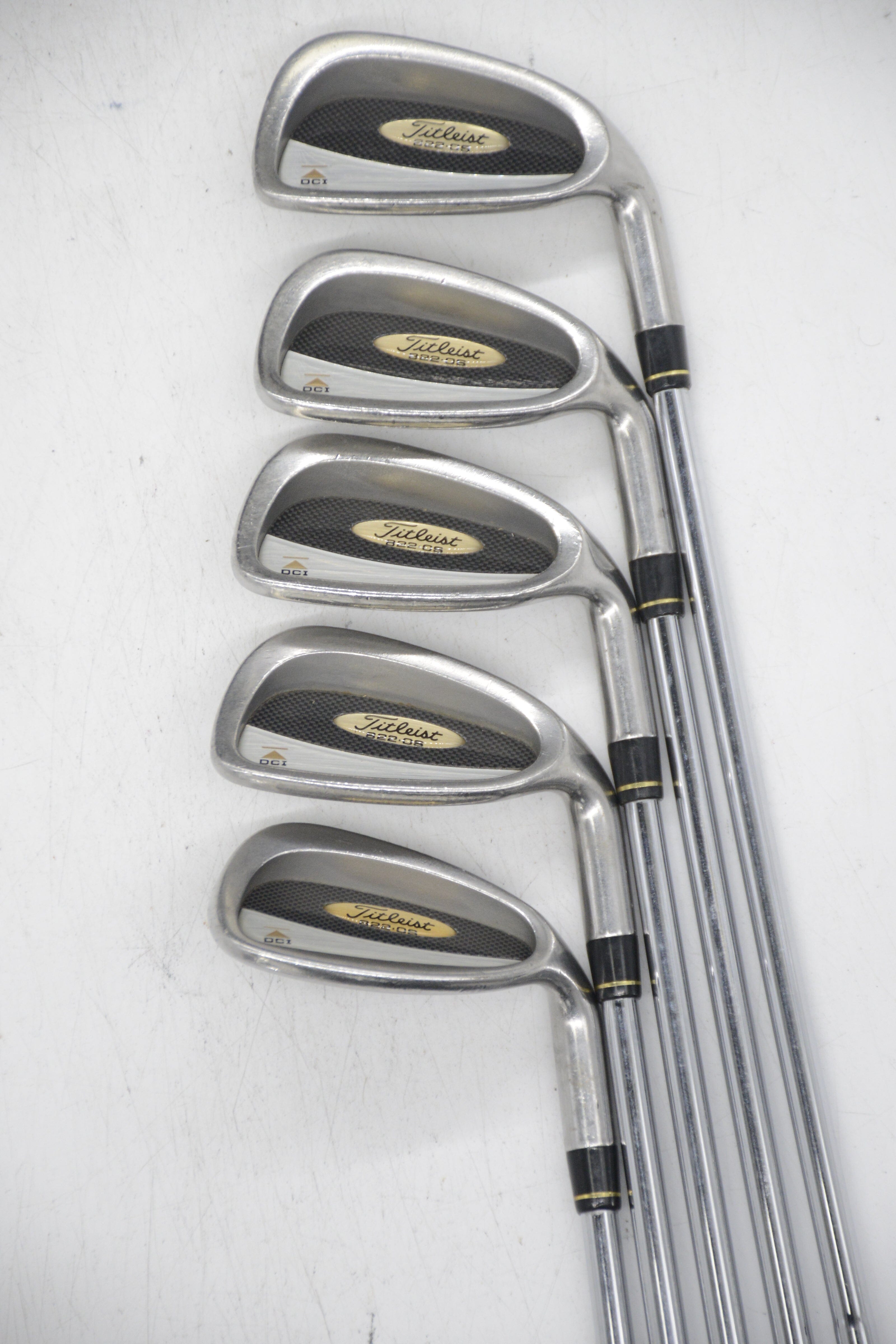 Titleist DCI 822 Oversize 7-PW, SW Iron Set R Flex Std Length Golf Clubs GolfRoots 