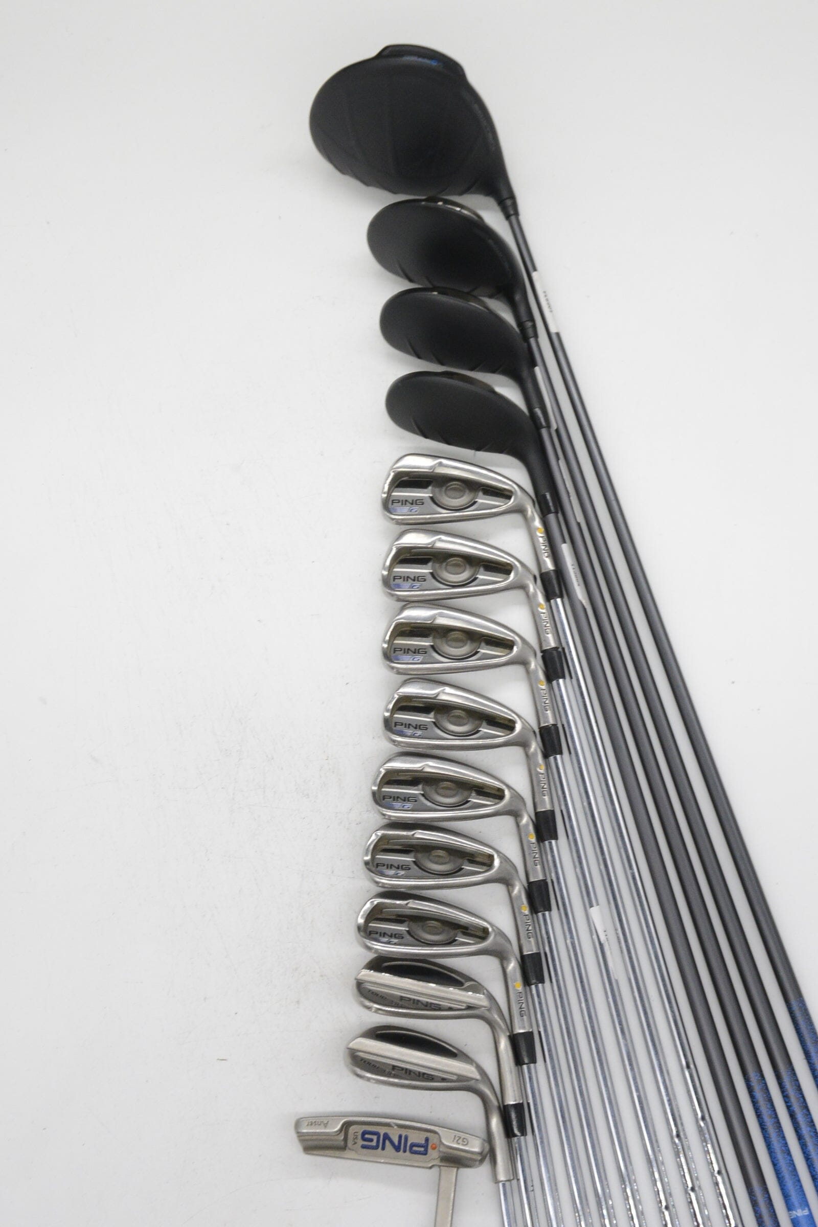 Ping G Mixed Full Set R Flex +0.25" Golf Clubs GolfRoots 