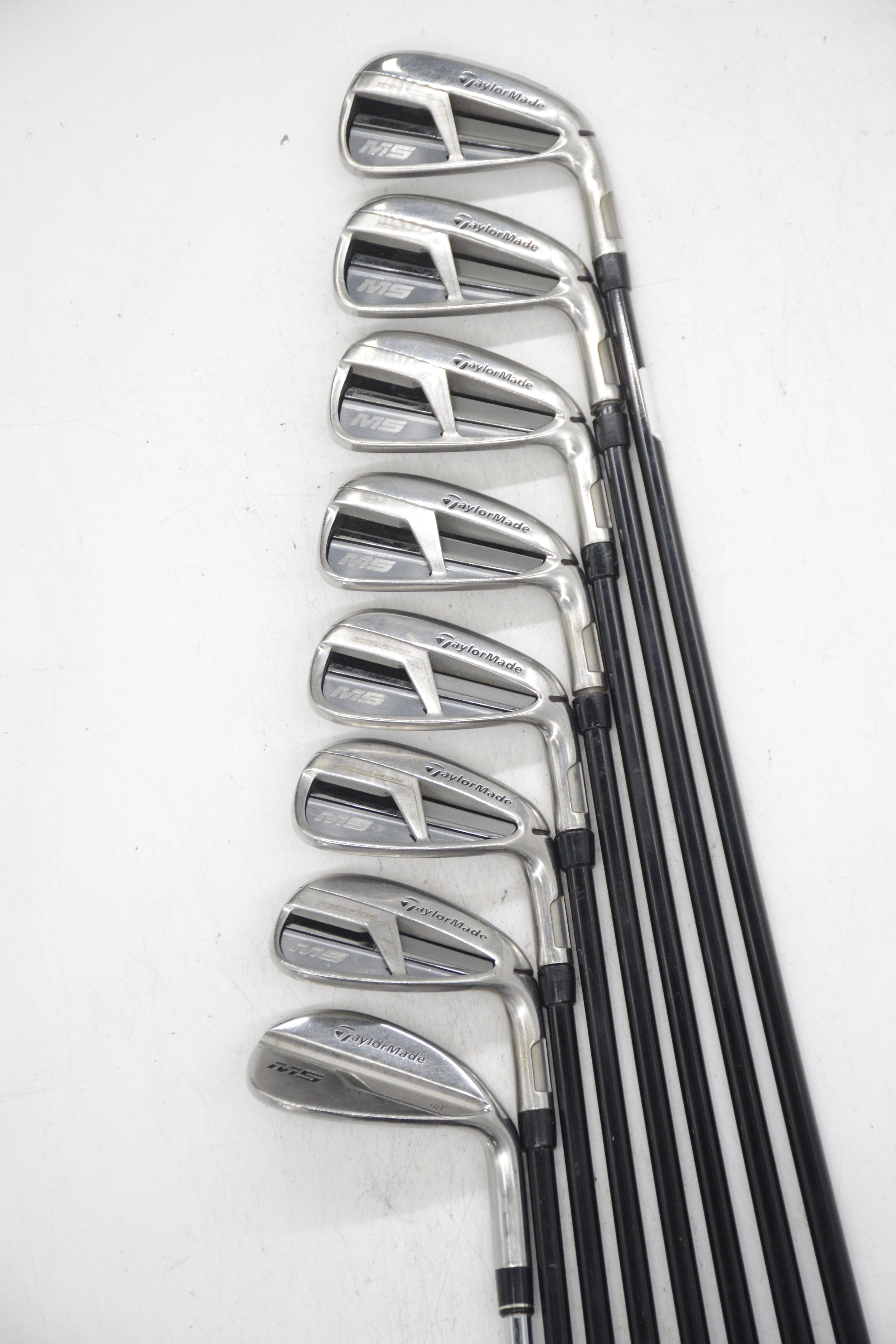 TaylorMade M5 4-AW Iron Set R Flex +1" Golf Clubs GolfRoots 