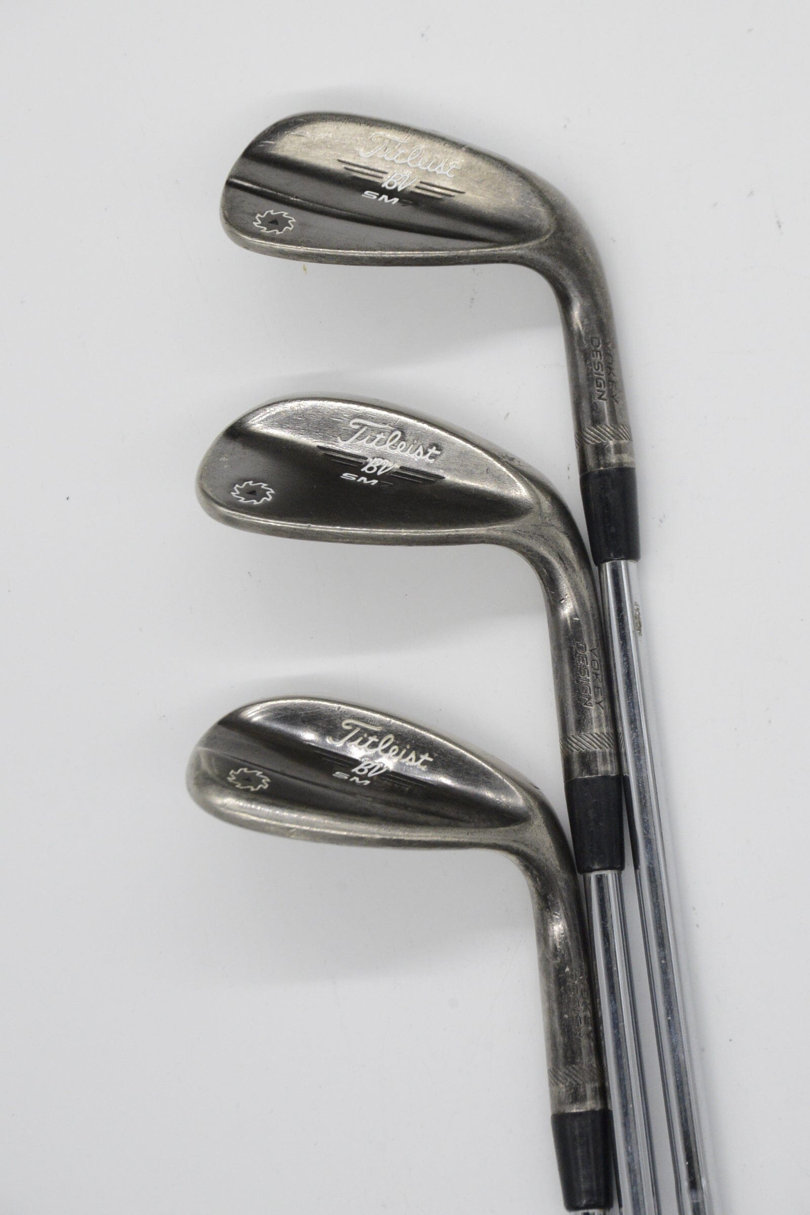 Titleist Vokey SM7 Brushed Steel 50, 54, 58 Degree Wedge Set Wedge Flex Golf Clubs GolfRoots 