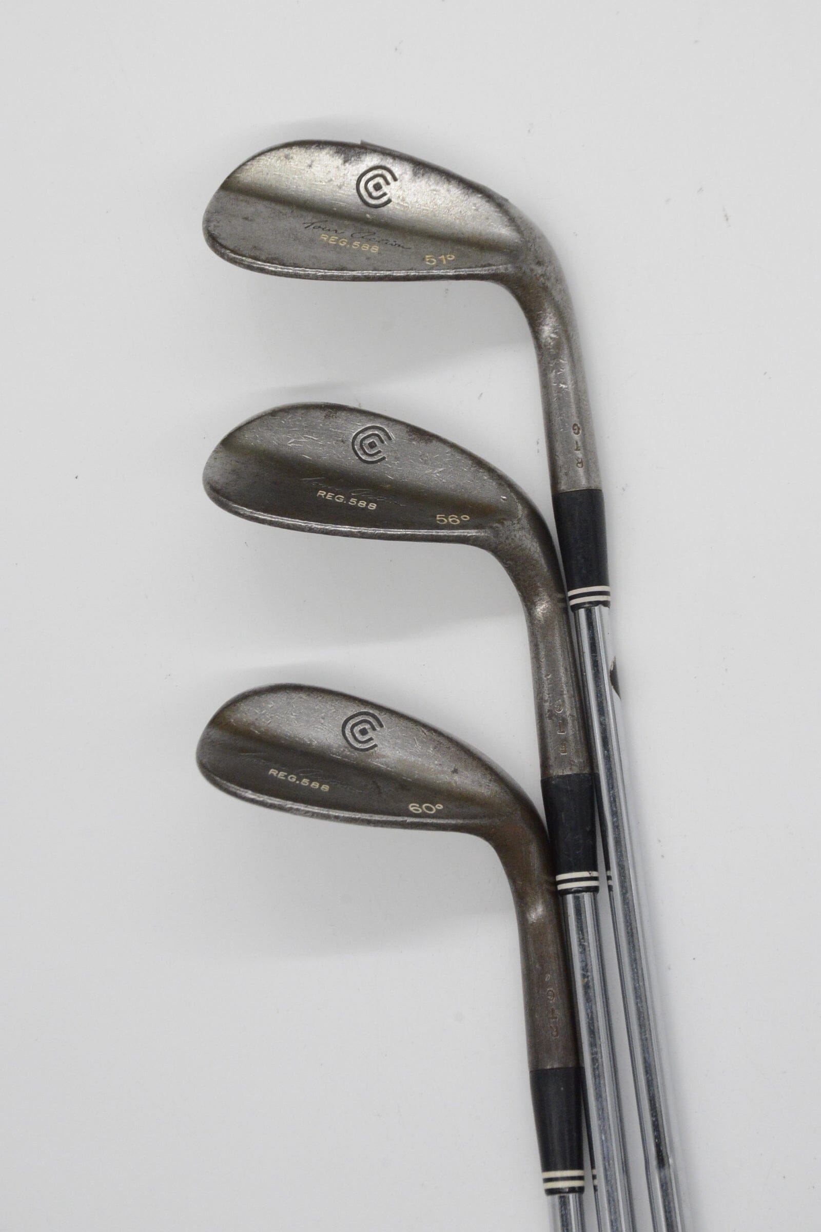 Cleveland 588 Tour Action 51, 56, 60 Degree Wedge Set Wedge Flex Golf Clubs GolfRoots 