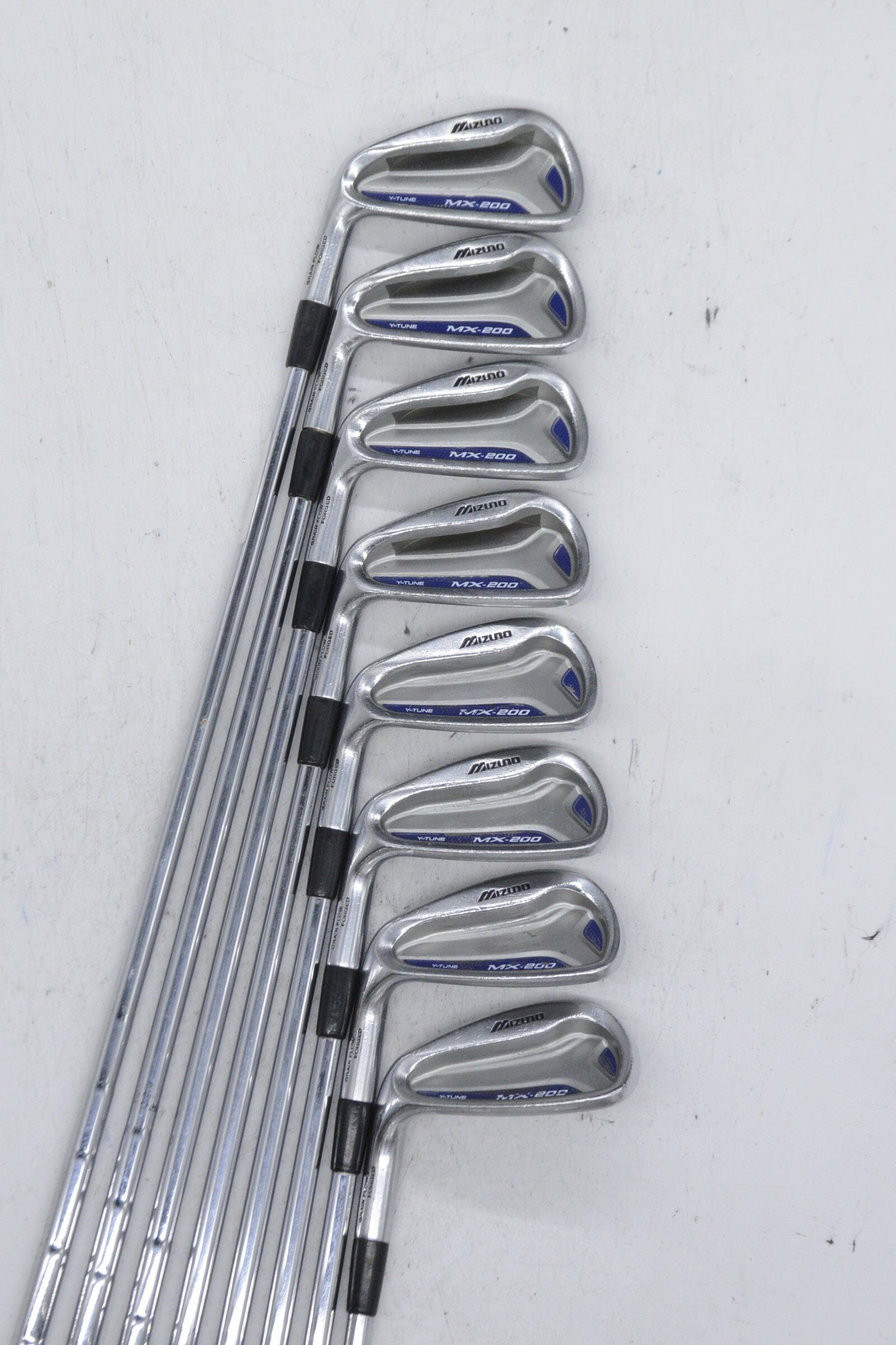 Lefty Mizuno MX-200 4-GW Iron Set S Flex Std Length Golf Clubs GolfRoots 