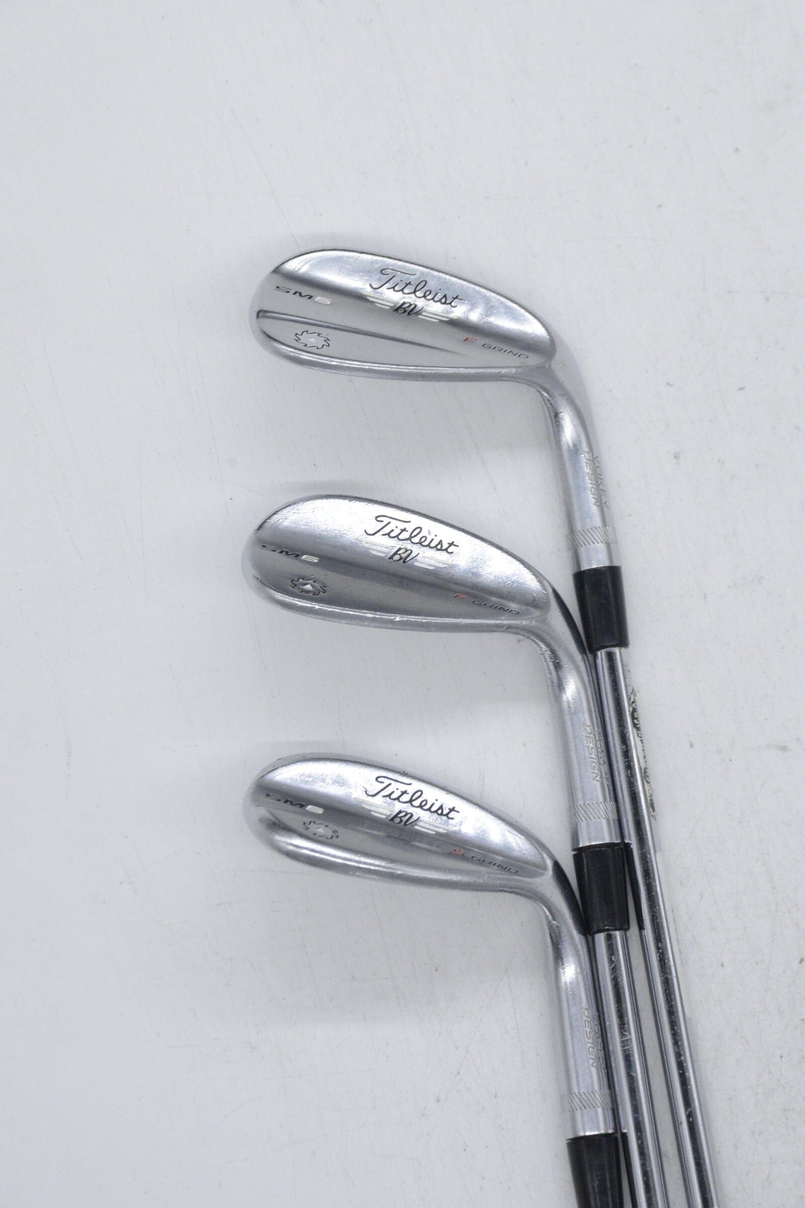 Titleist Vokey SM6 Tour Chrome 52, 56, 60 Degree Wedge Set Wedge Flex Golf Clubs GolfRoots 