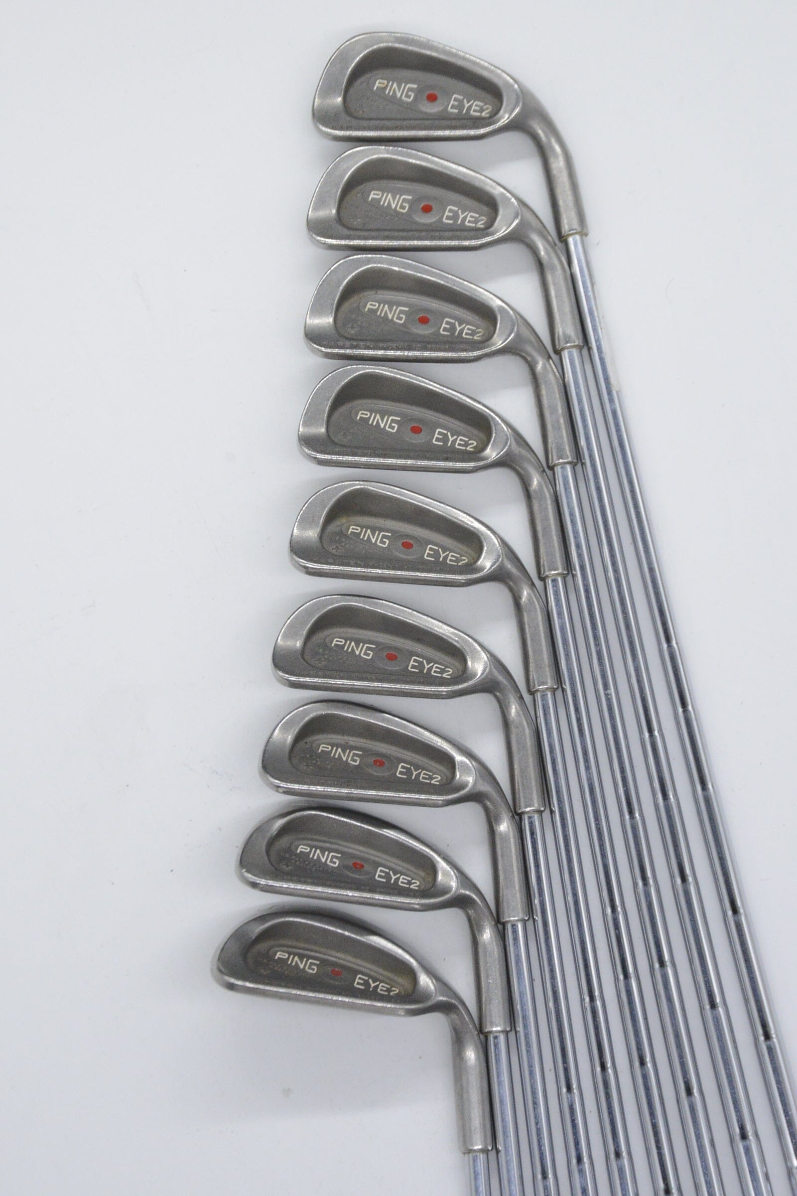 Ping Eye 2+ 3-PW, SW Iron Set S Flex +0.25" Golf Clubs GolfRoots 