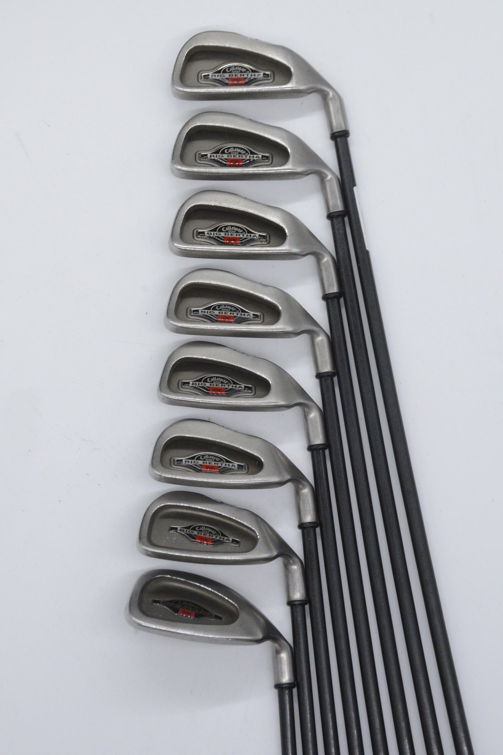 Callaway Big Bertha 1996 4-PW, SW Iron Set SR Flex -0.5" Golf Clubs GolfRoots 