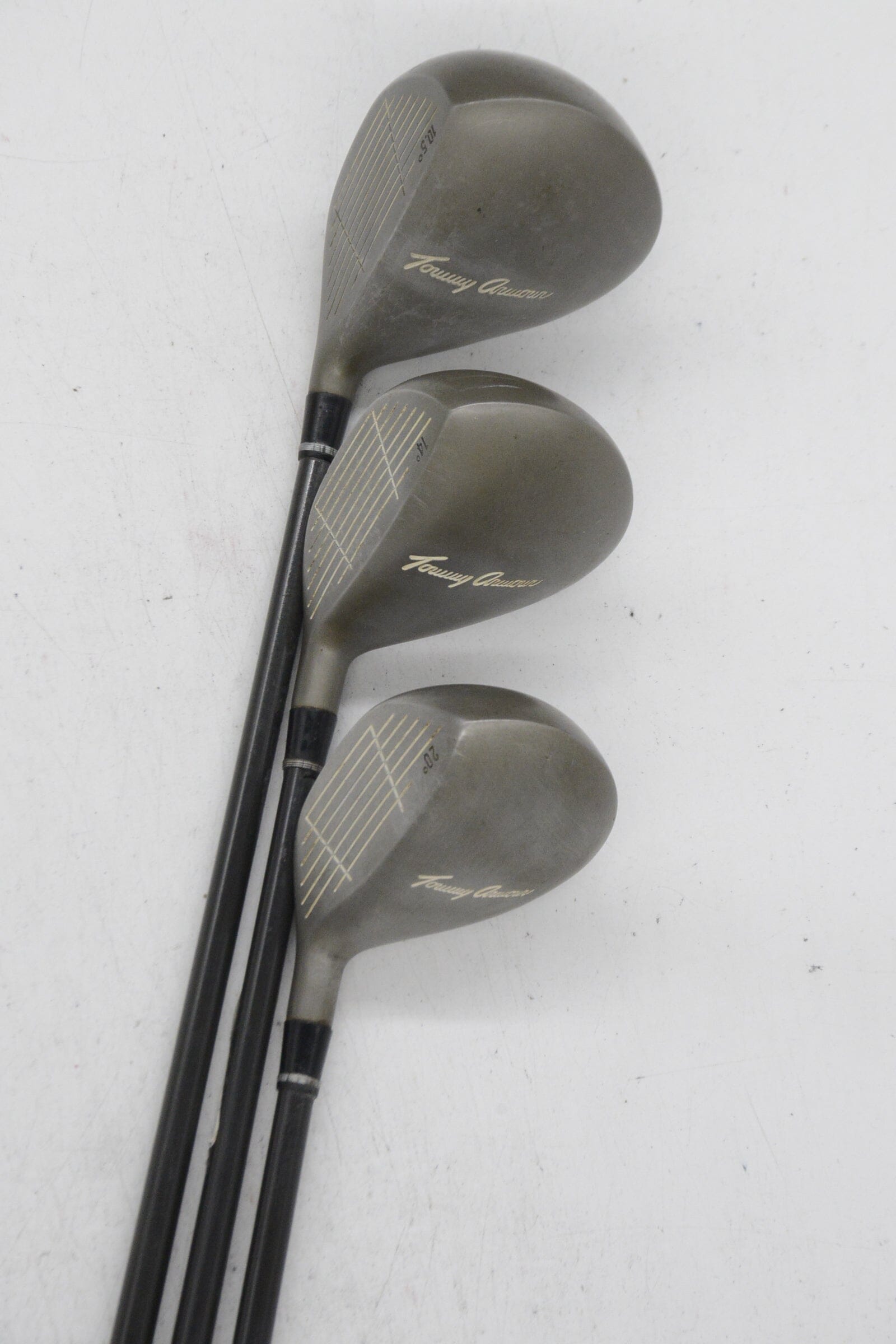 Tommy Armour 845 Silver Scot D, 3W, 5W Wood Set R Flex Golf Clubs GolfRoots 