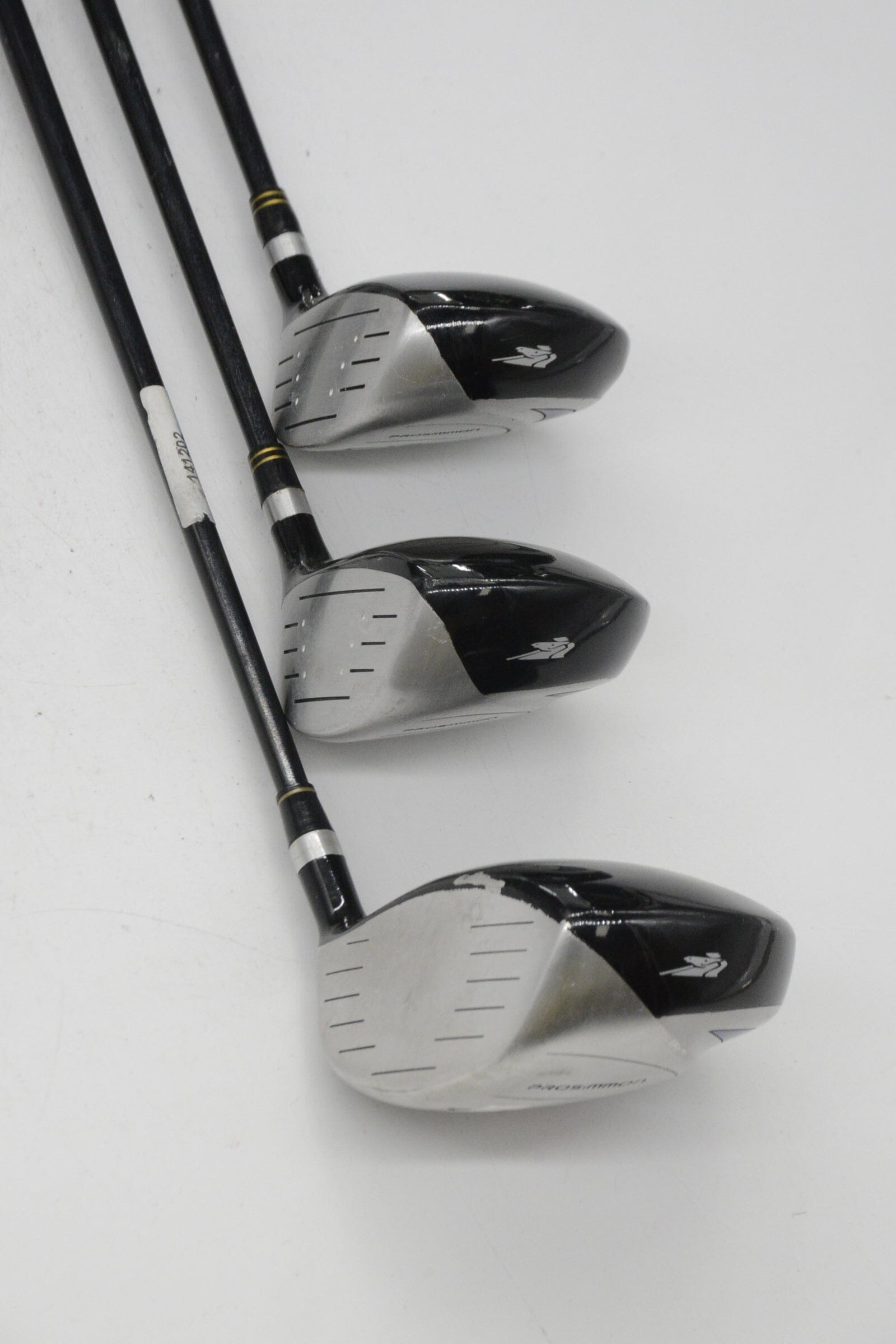 Lefty *Dented* Prosimmon X30 D, 3W, 7W Wood Set R Flex Golf Clubs GolfRoots 