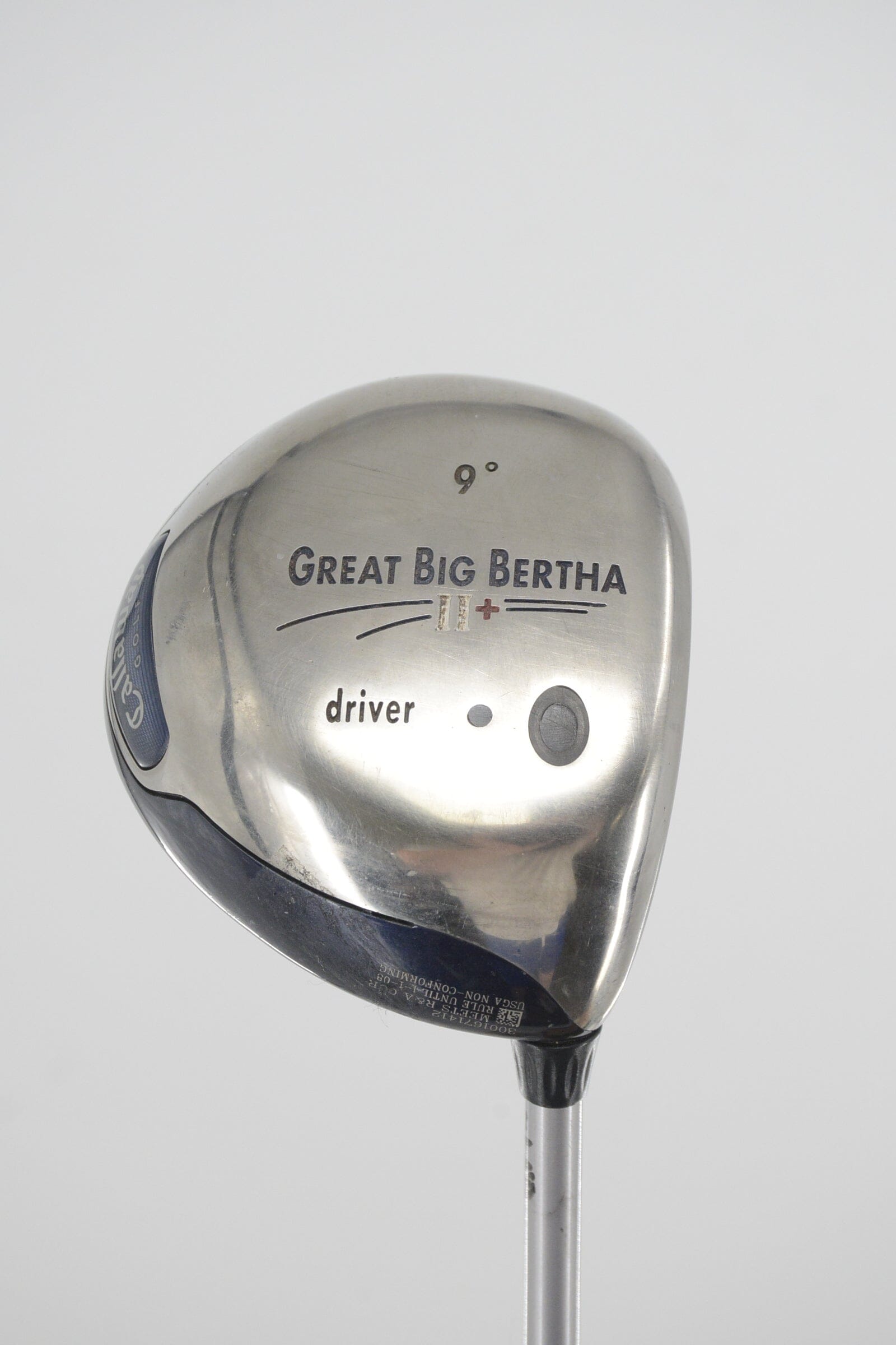 Callaway Great Big Bertha II Plus 9 Degree Driver R Flex 44.75"