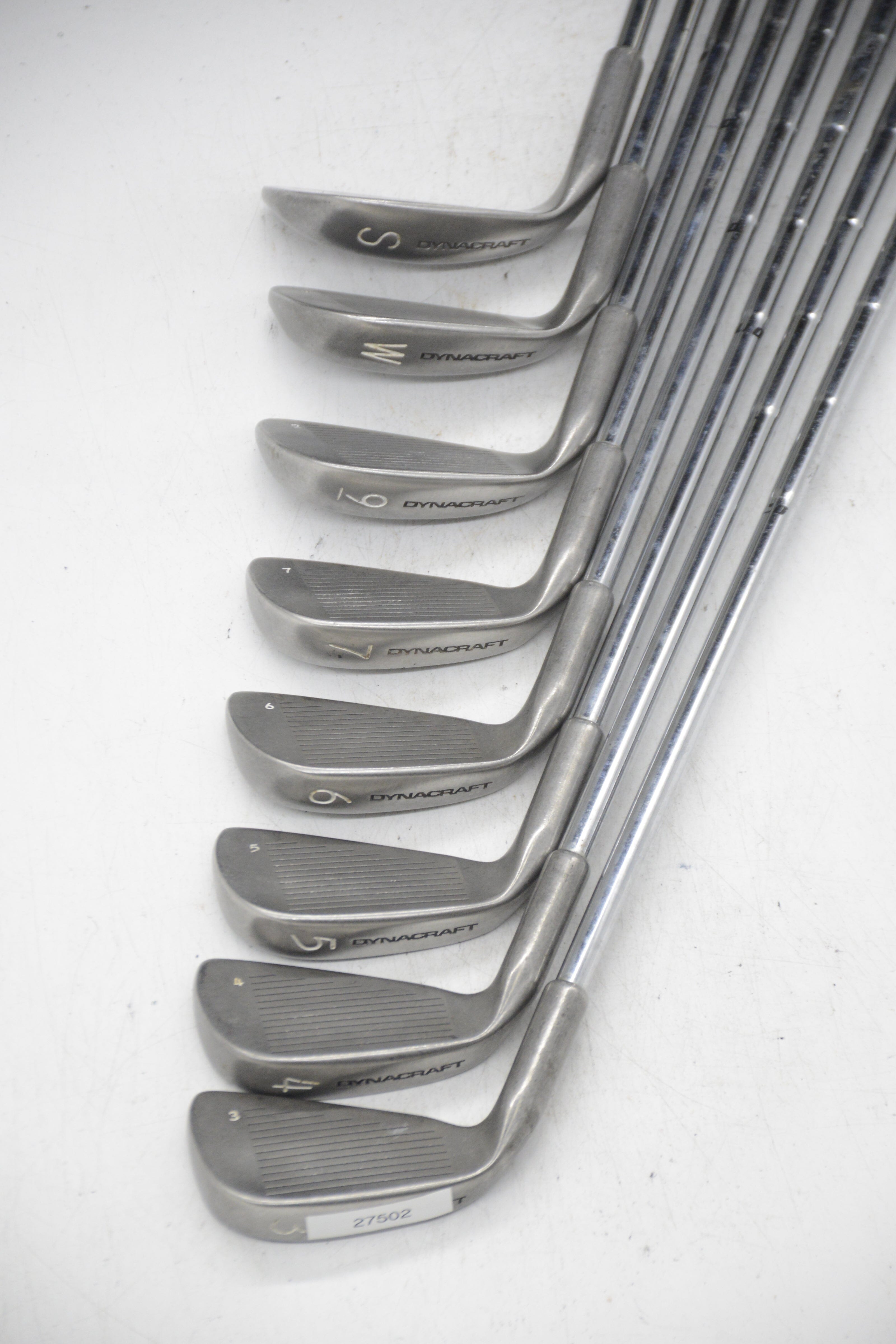 Dynacraft 431 U 3-7,9,PW,SW Iron Set S Flex +1" Golf Clubs GolfRoots 