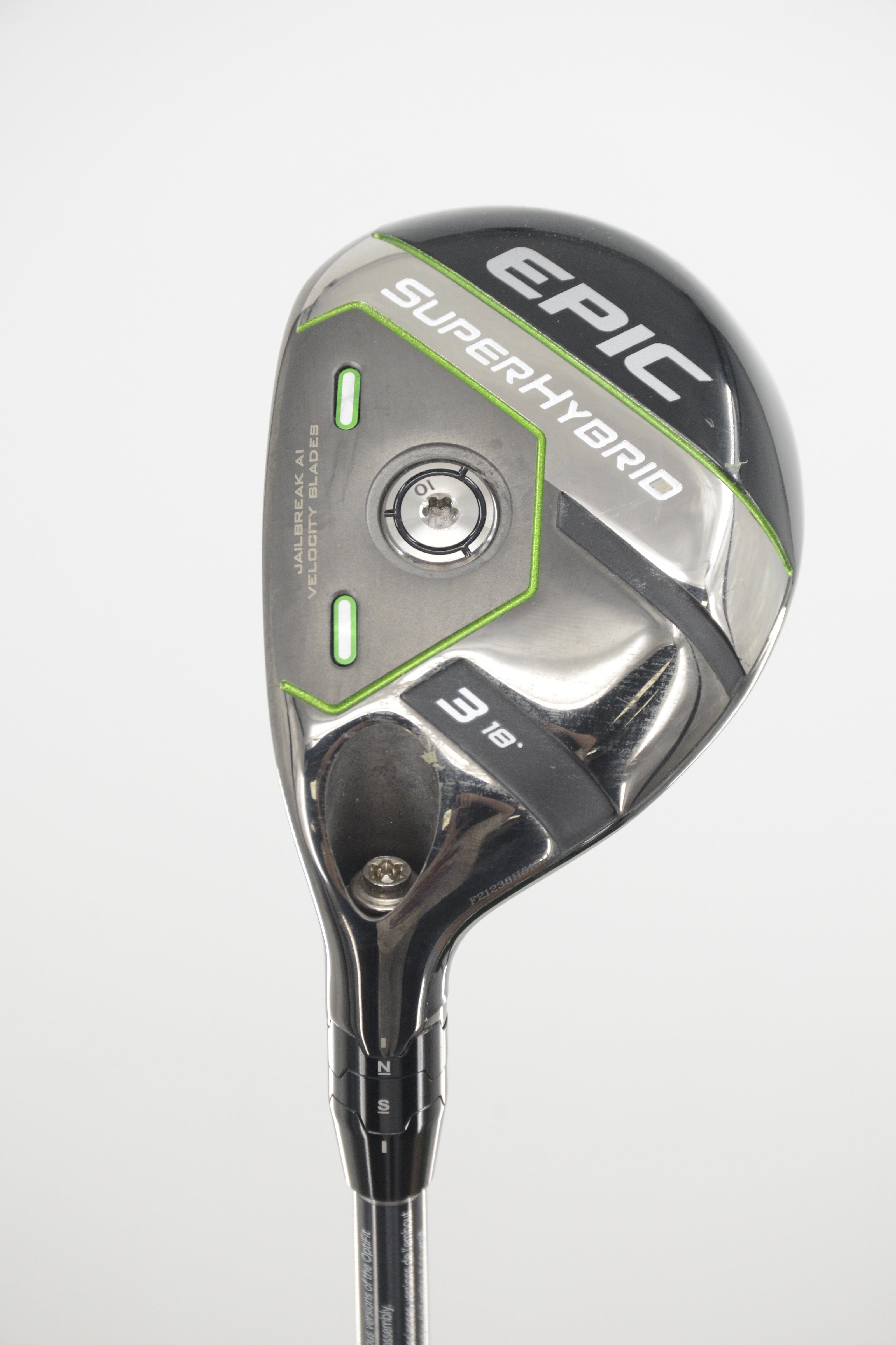 Lefty Callaway Epic Super 3 Hybrid S Flex 40.75"