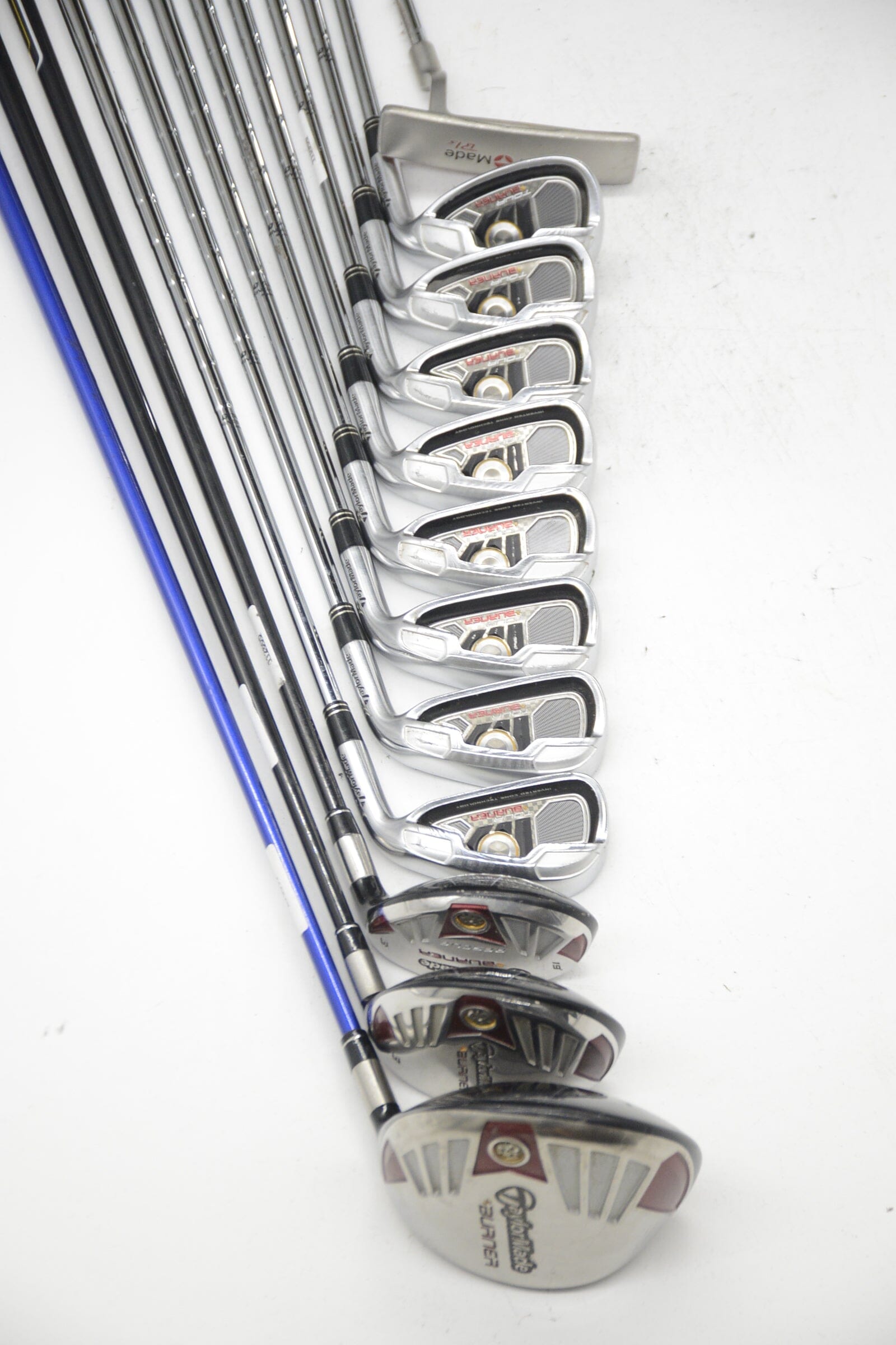 TaylorMade Tour Burner Mixed Full Set S Flex Std Length Golf Clubs GolfRoots 
