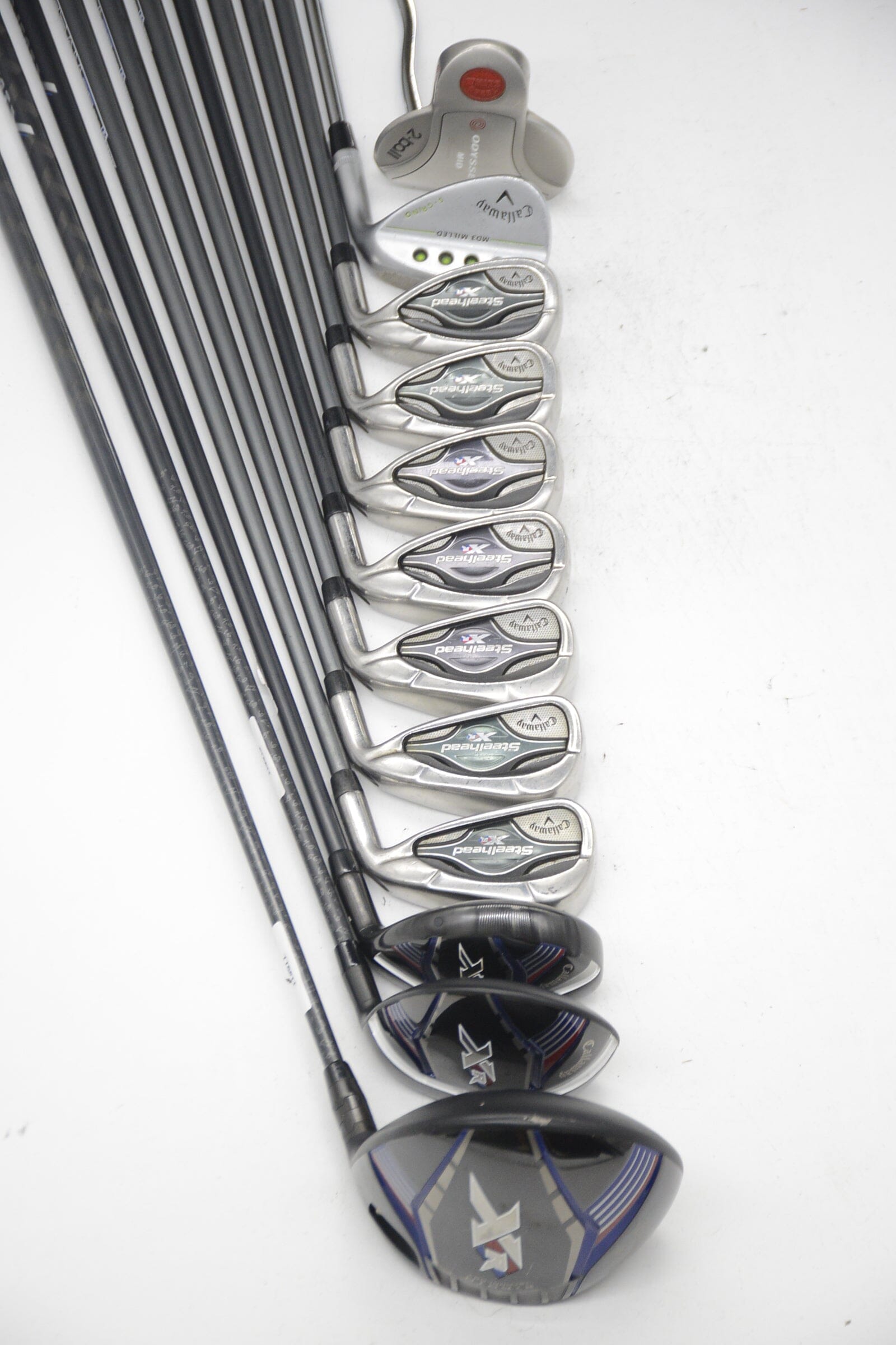 Callaway Steelhead XR Mixed Full Set S Flex -0.5" Golf Clubs GolfRoots 