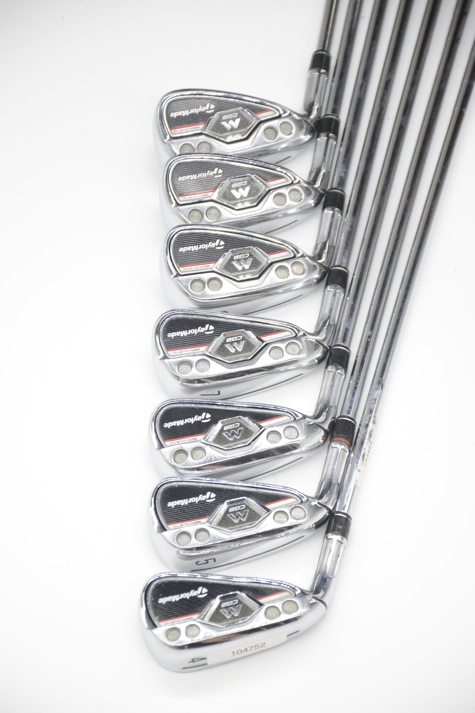Lefty TaylorMade M CGB 4-PW Iron Set R Flex +0.5" Golf Clubs GolfRoots 