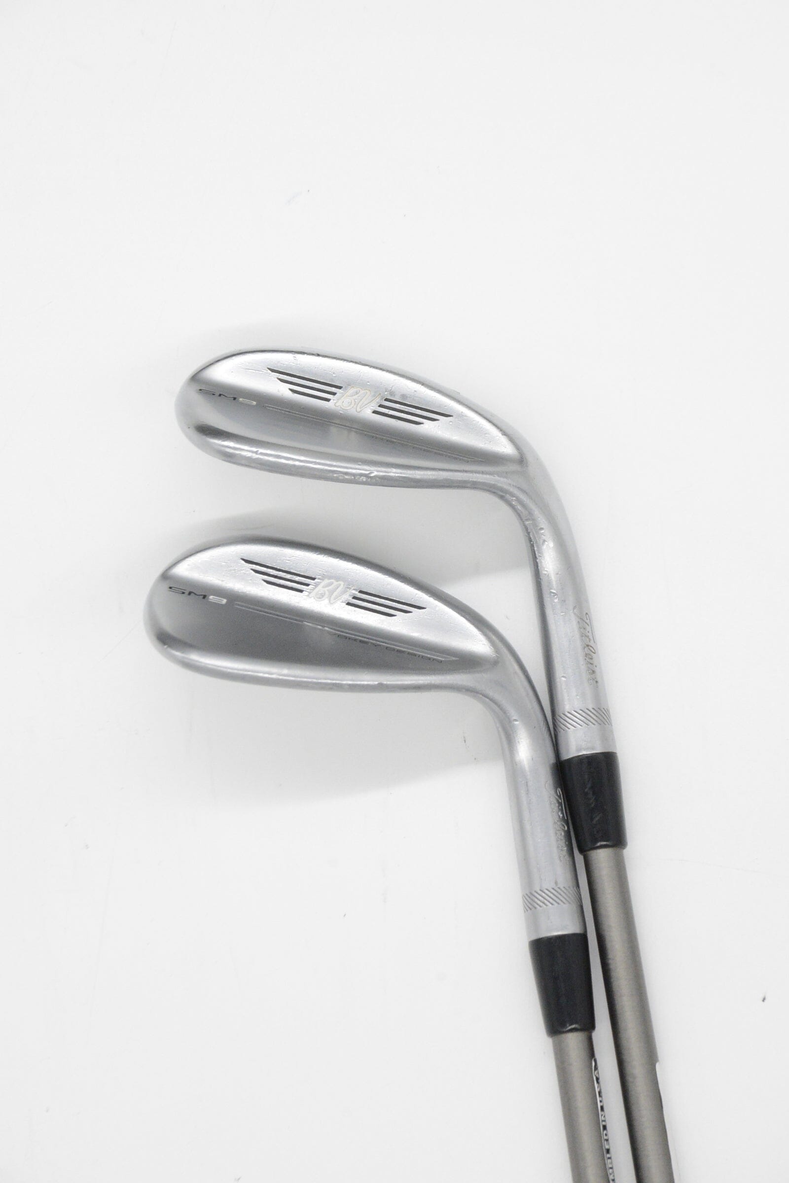 Titleist Vokey SM9 Brushed Steel 54 & 58 Degree Wedge Set S Flex Golf Clubs GolfRoots 