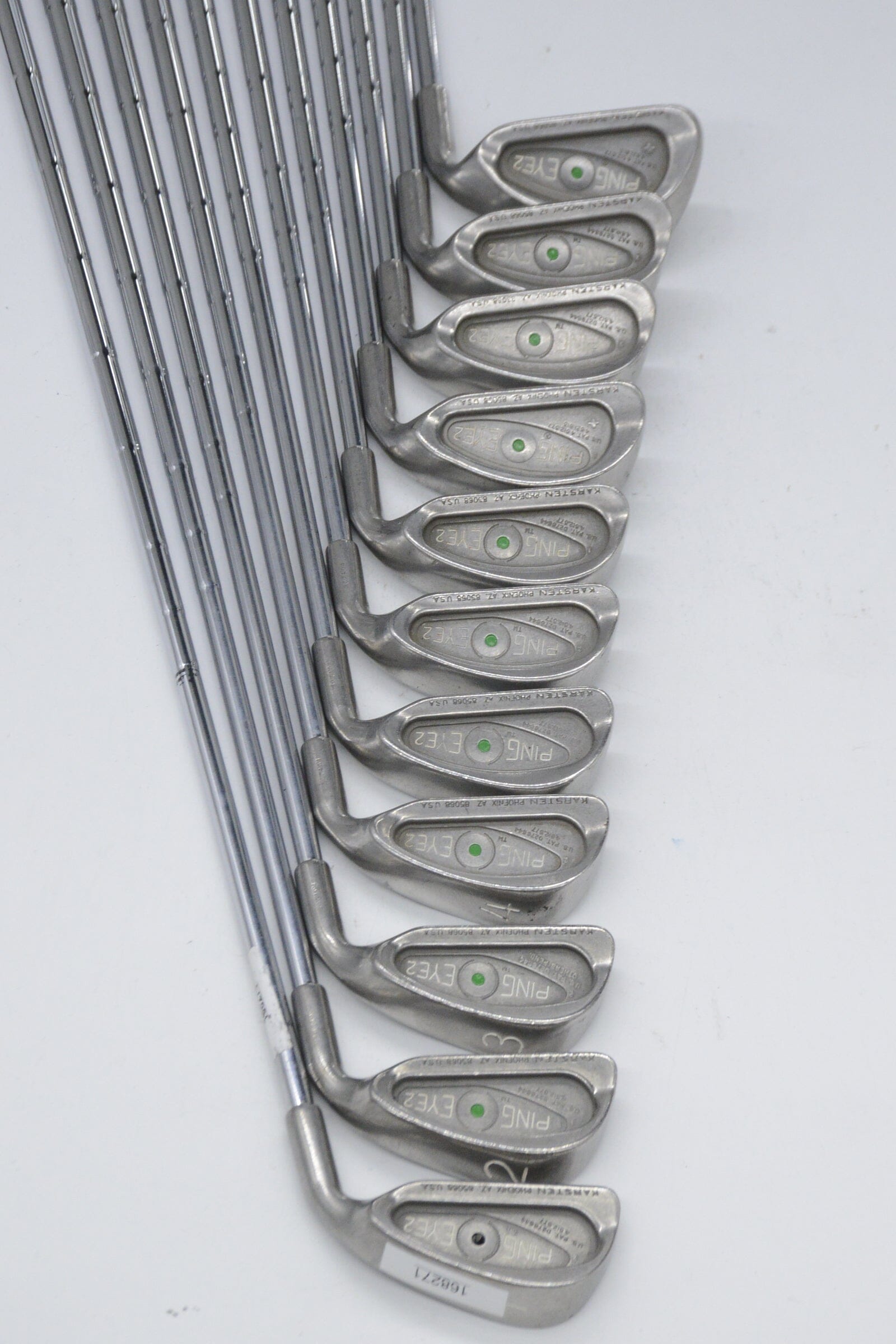 Ping Eye 2 1-PW, SW Iron Set S Flex -0.25" Golf Clubs GolfRoots 