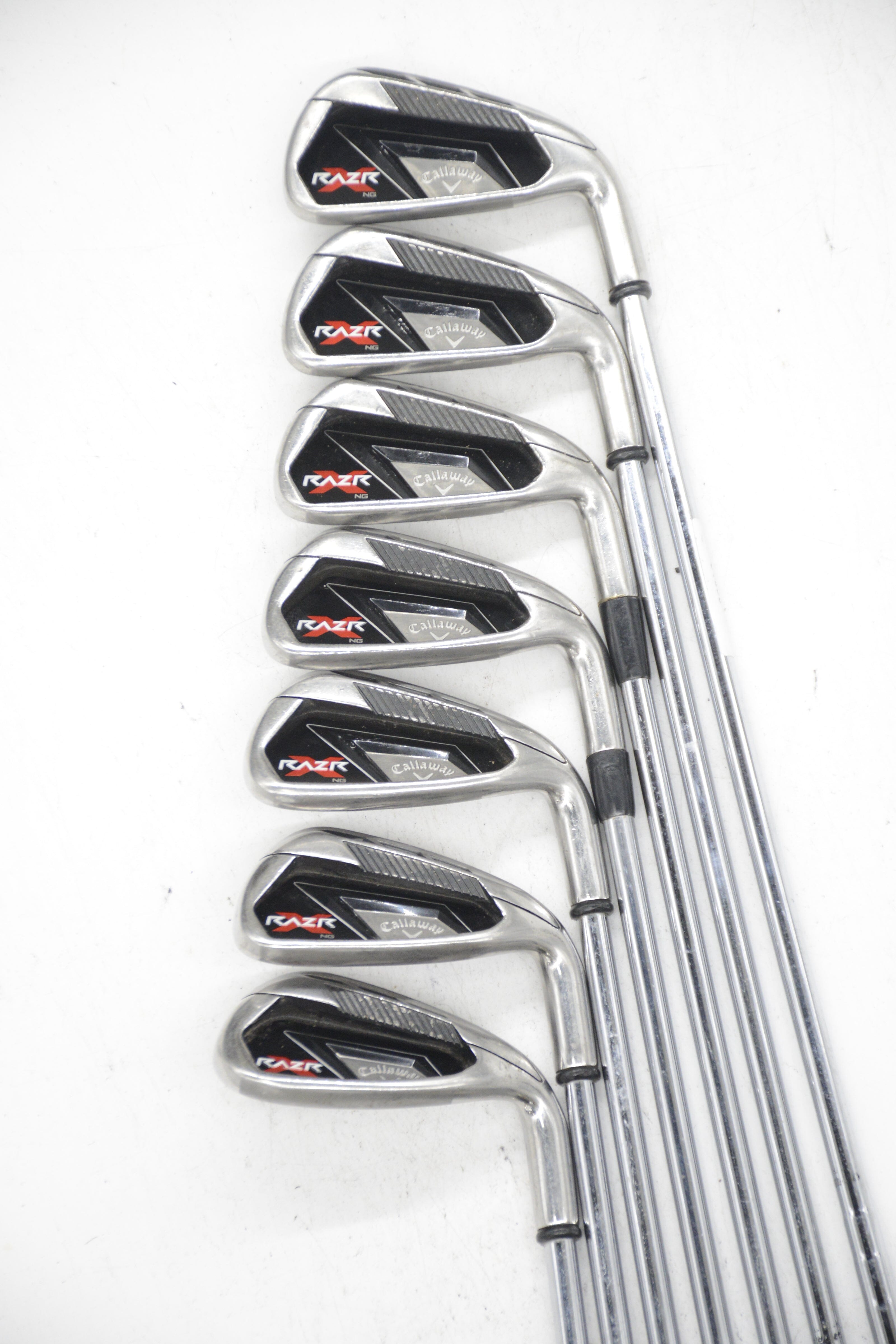 Callaway RAZR X 4-6, 8-AW Iron Set Uniflex +0.25" Golf Clubs GolfRoots 