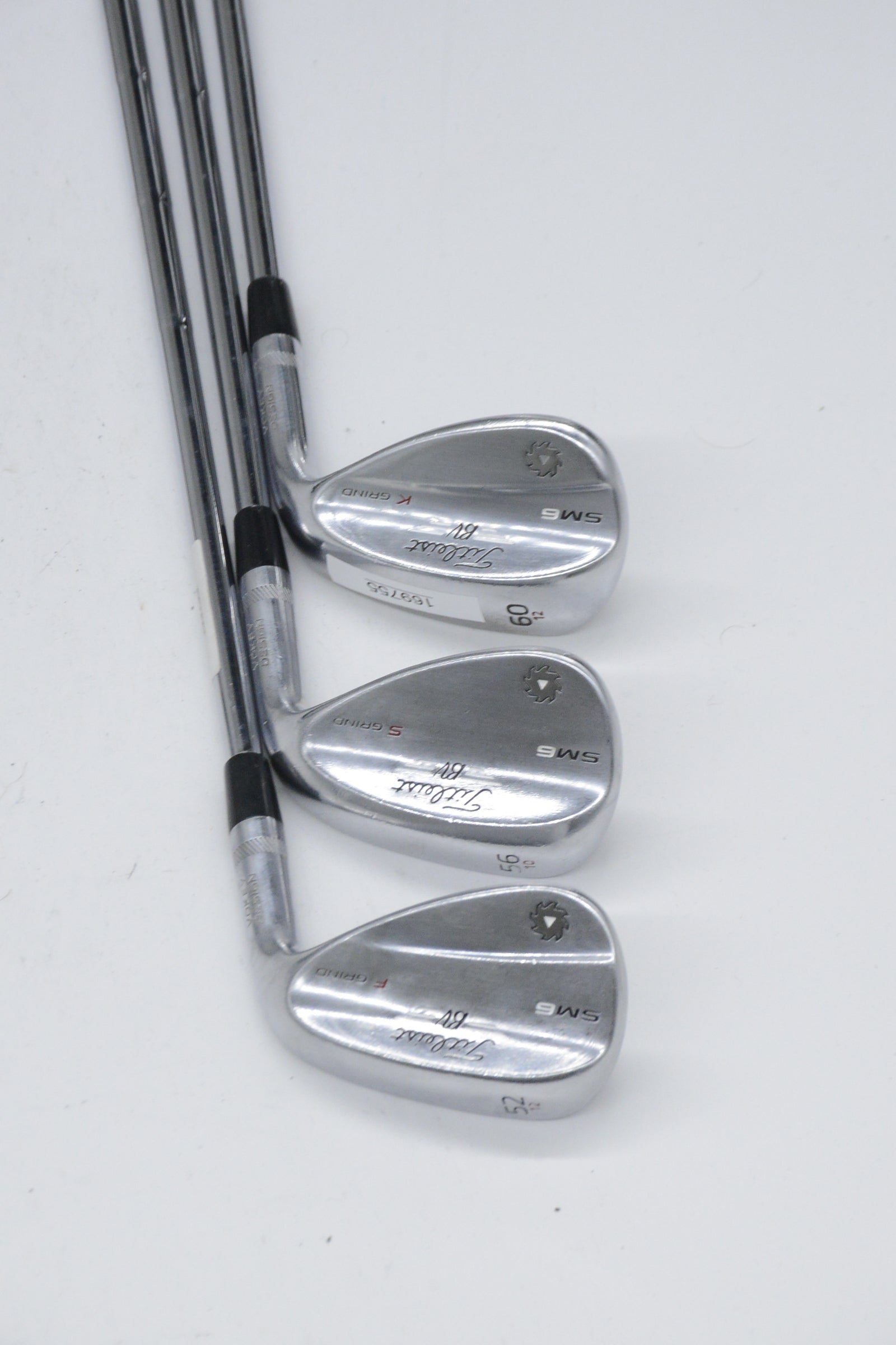Titleist Vokey SM6 Tour Chrome 52, 56, 60 Degree Wedge Set Wedge Flex