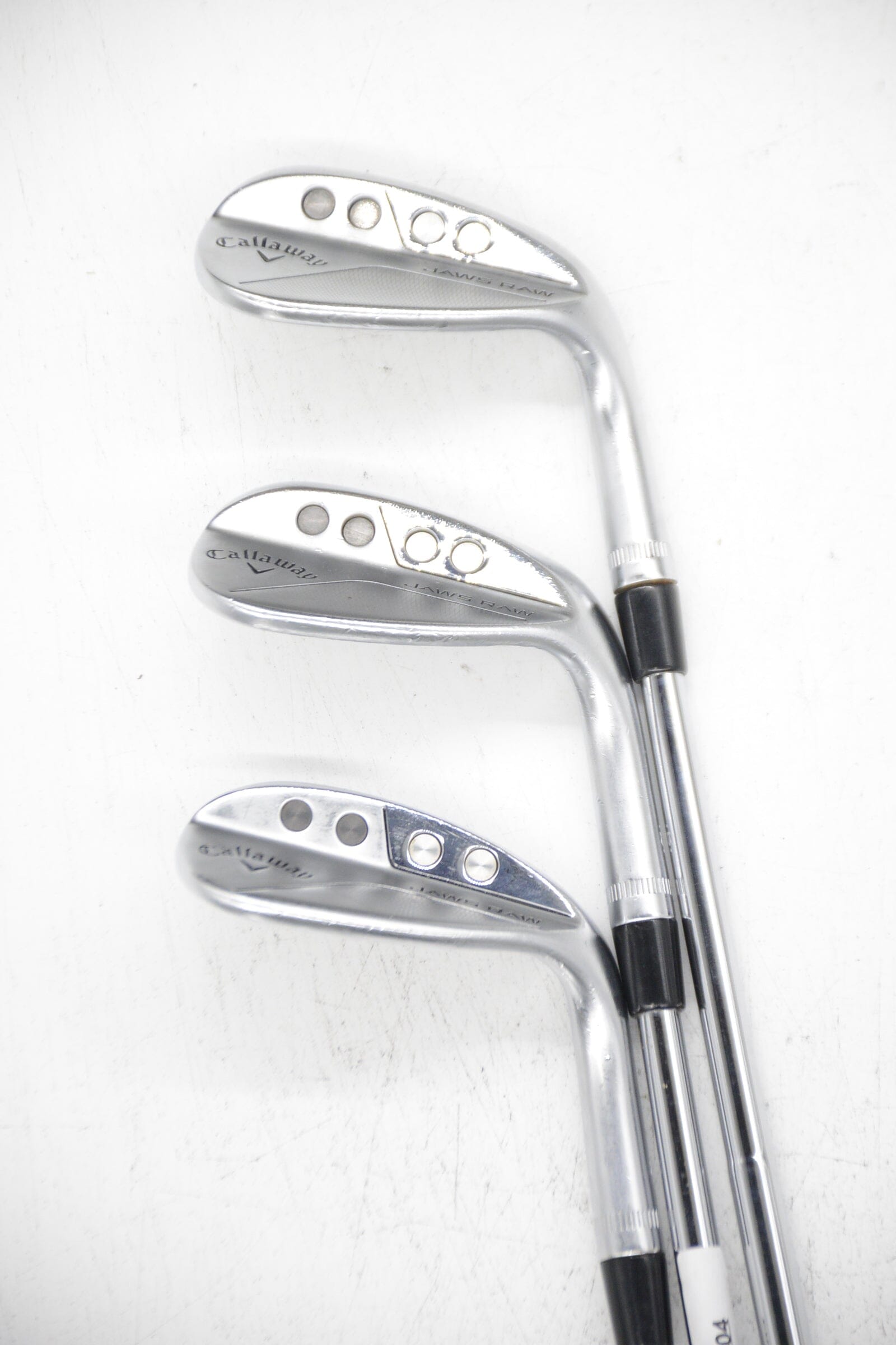 Callaway Jaws Raw 52, 56, 60 Degree Wedge Set X Flex Golf Clubs GolfRoots 
