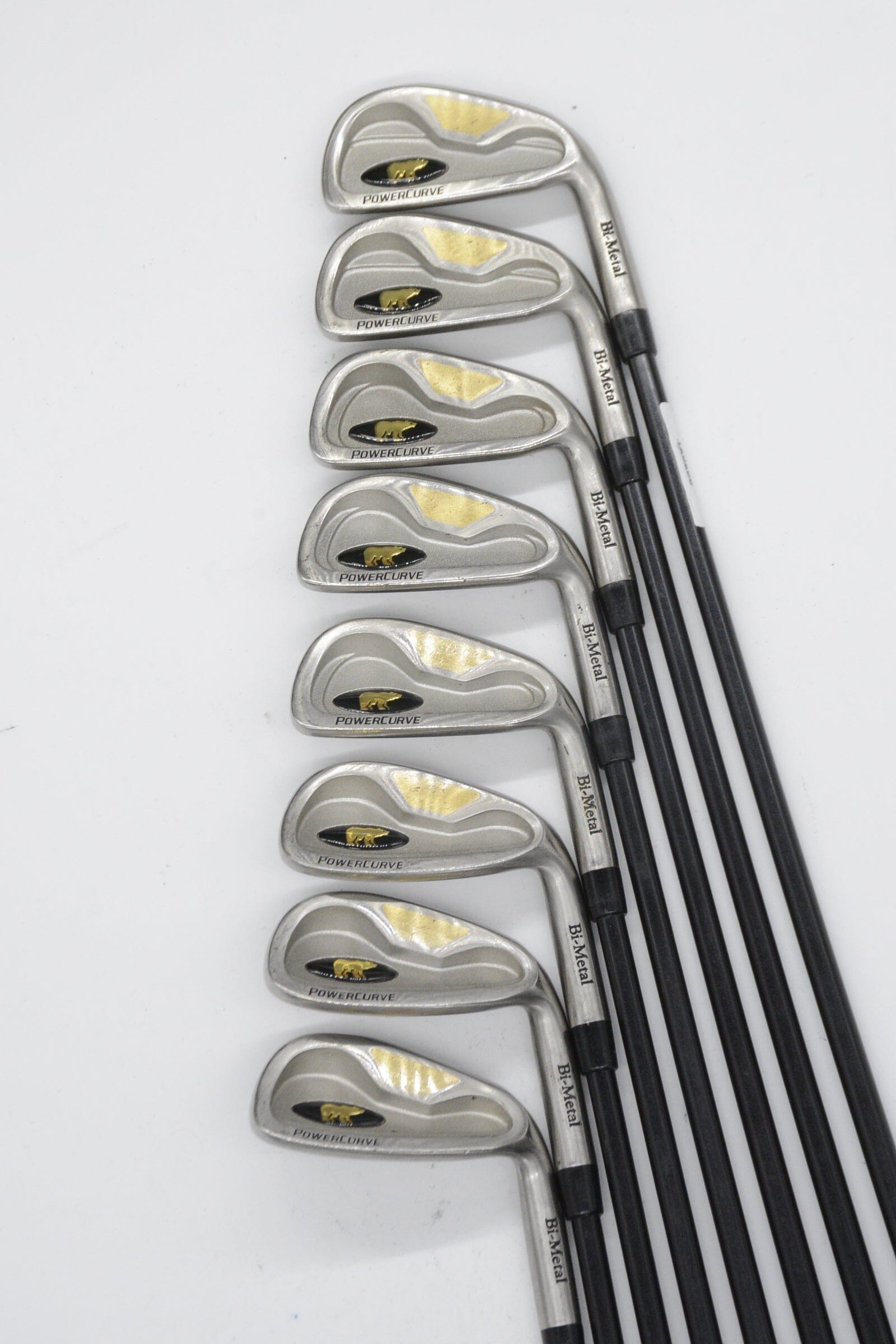 Golden Bear PowerCurve 3-PW Iron Set S Flex -0.25" Golf Clubs GolfRoots 