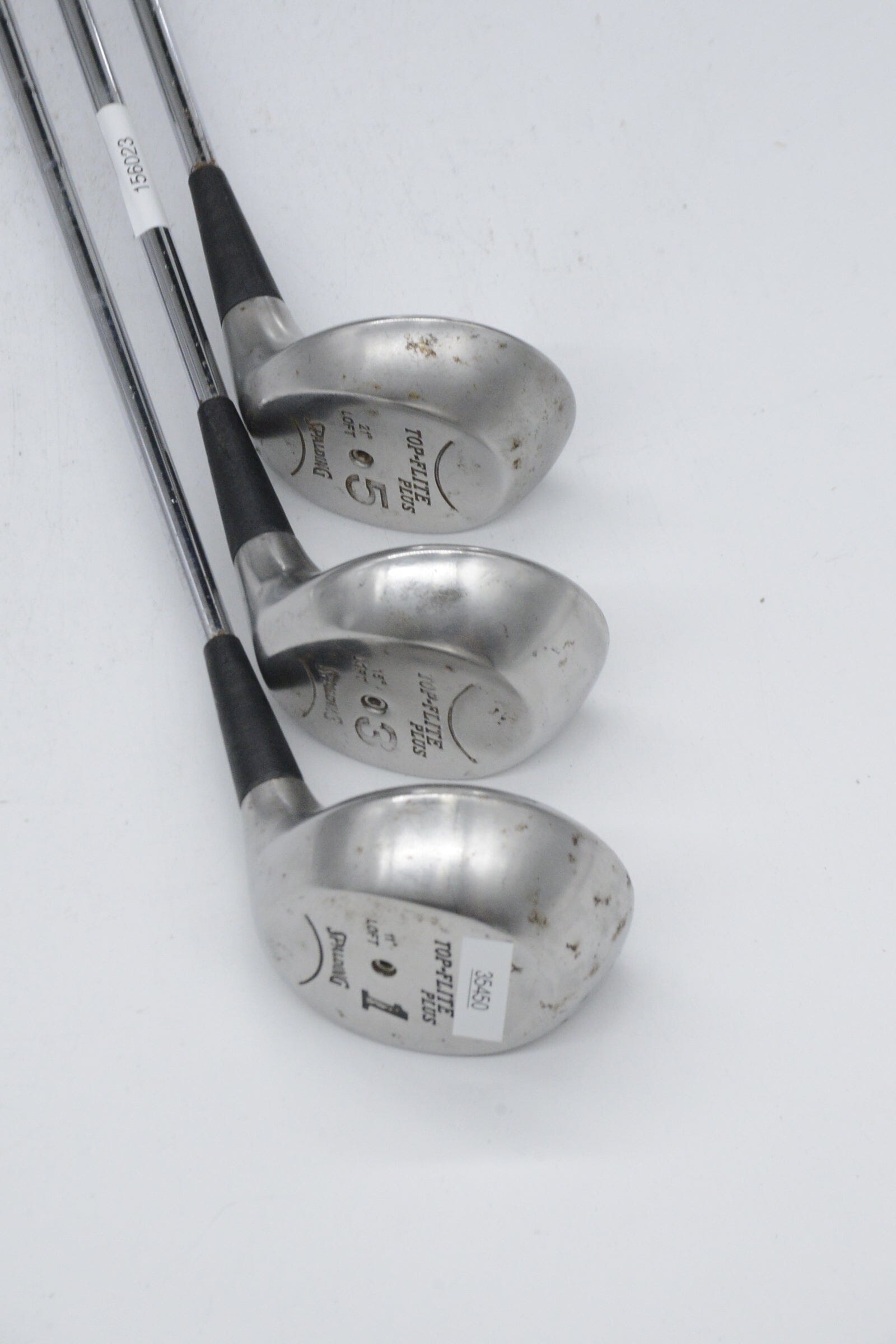 Spalding Top Flite Plus D, 3W, 5W Wood Set R Flex Golf Clubs GolfRoots 