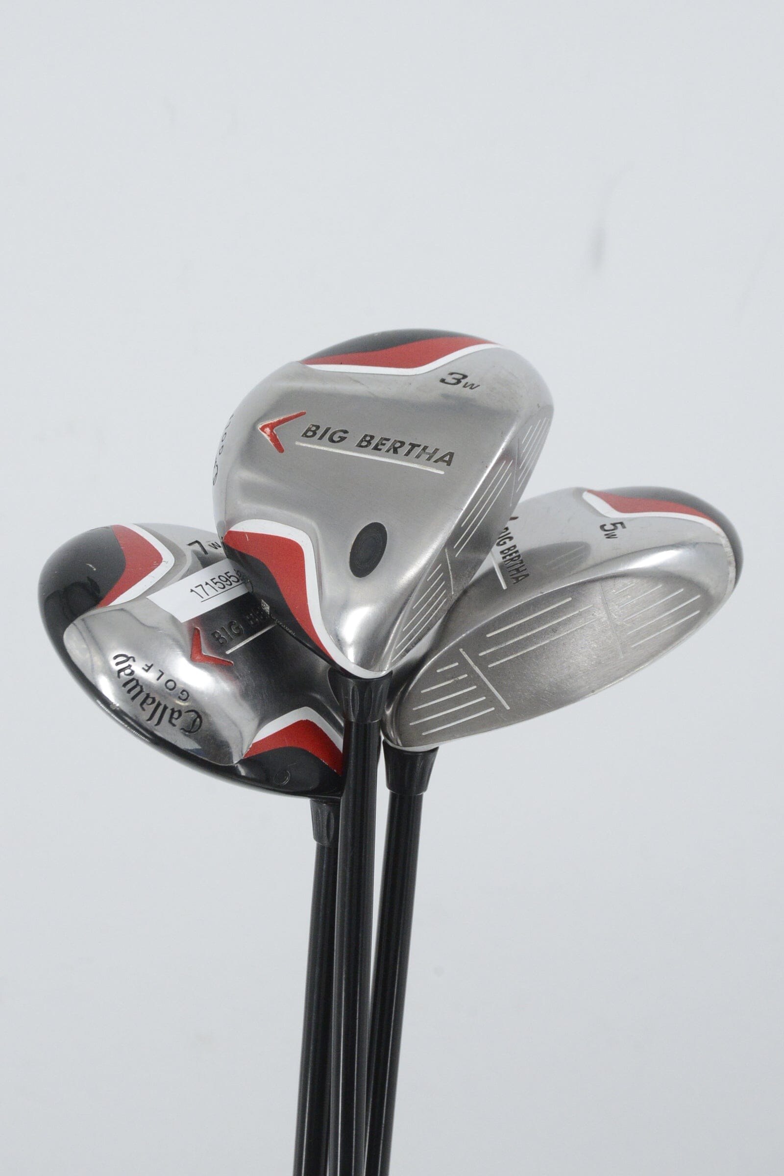 Callaway Big Bertha 2007 3W, 5W, 7W Wood Set SR Flex Golf Clubs GolfRoots 