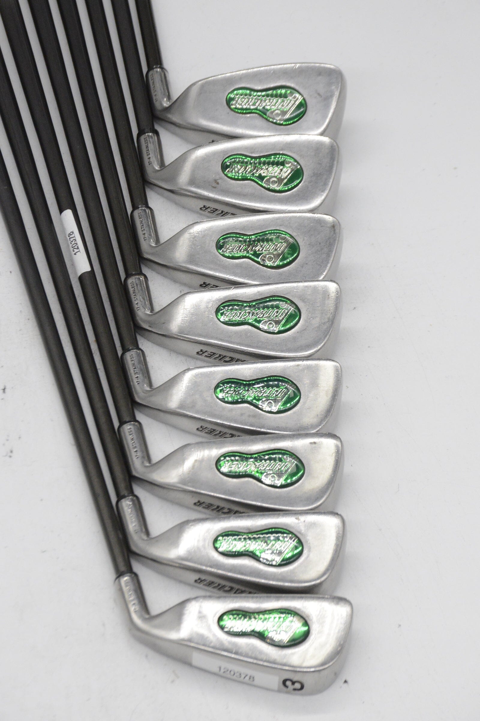 Tracker PinTracker 3-PW Iron Set R Flex -0.75" Golf Clubs GolfRoots 