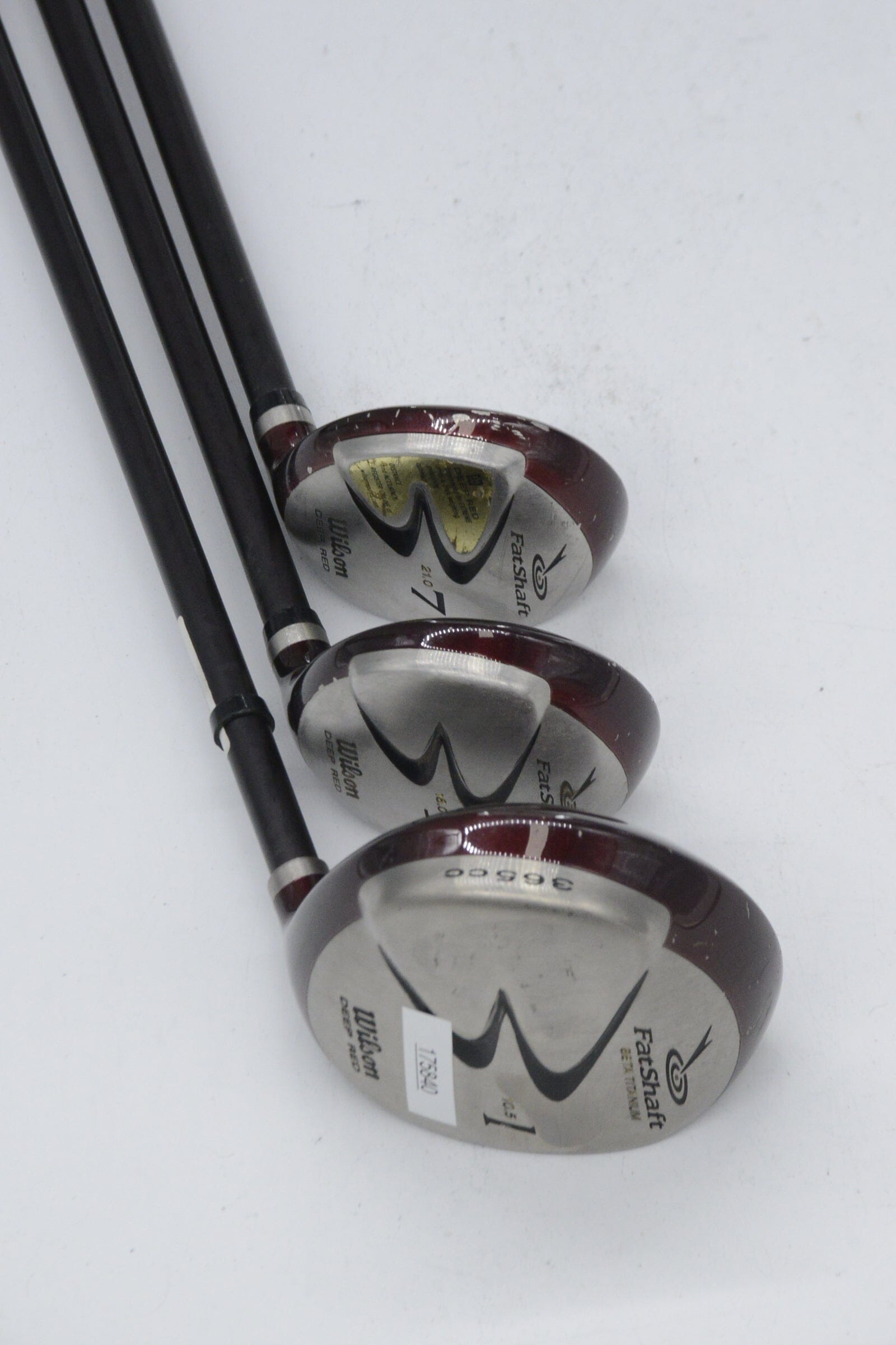 Wilson Deep Red D, 5W, 7W Wood Set R Flex Golf Clubs GolfRoots 