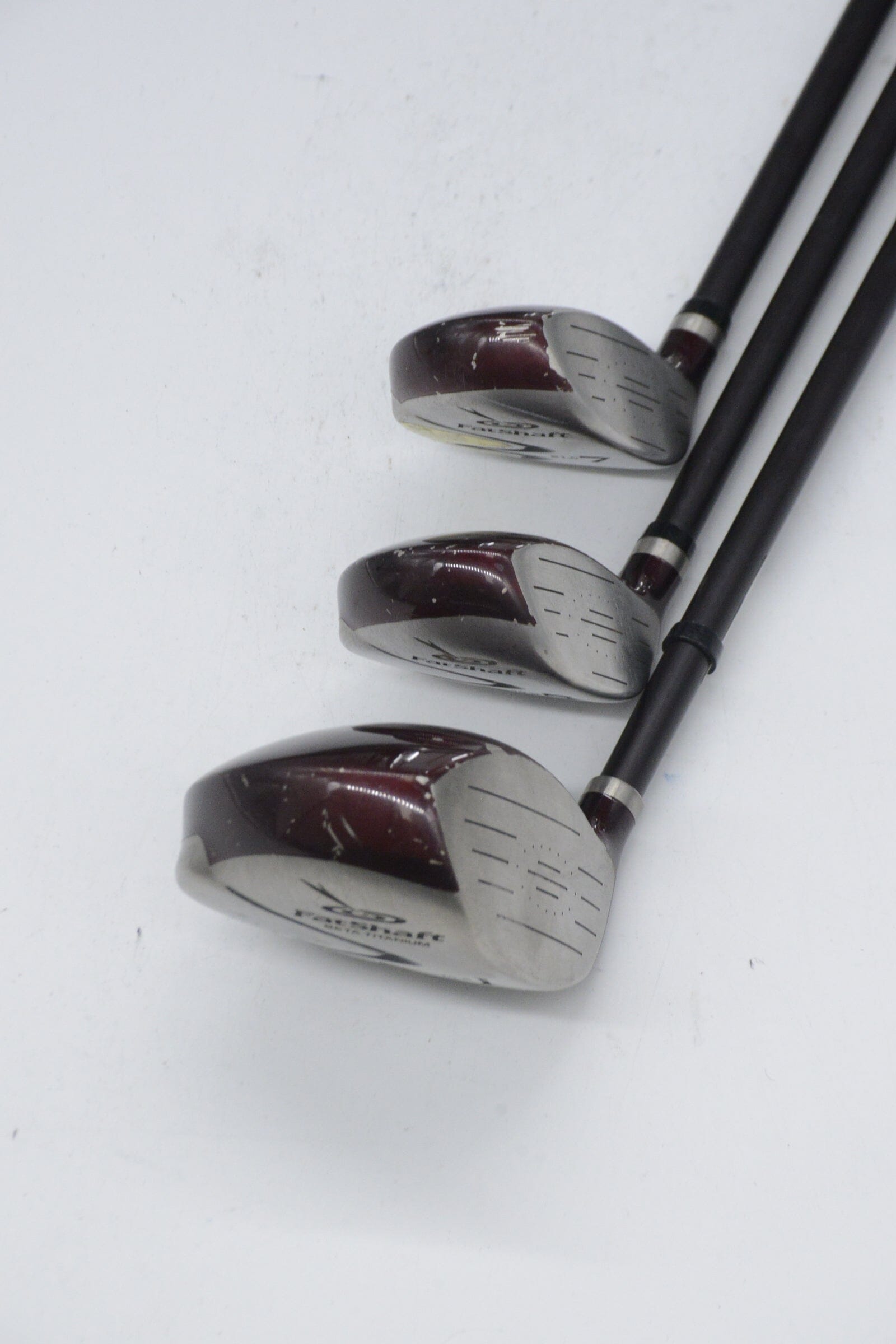 Wilson Deep Red D, 5W, 7W Wood Set R Flex Golf Clubs GolfRoots 
