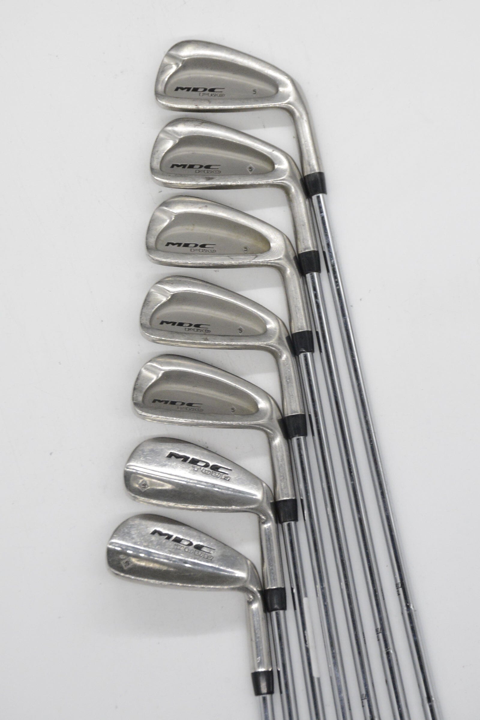 MDC Pro 3-9 Iron Set S Flex +0.25" Golf Clubs GolfRoots 