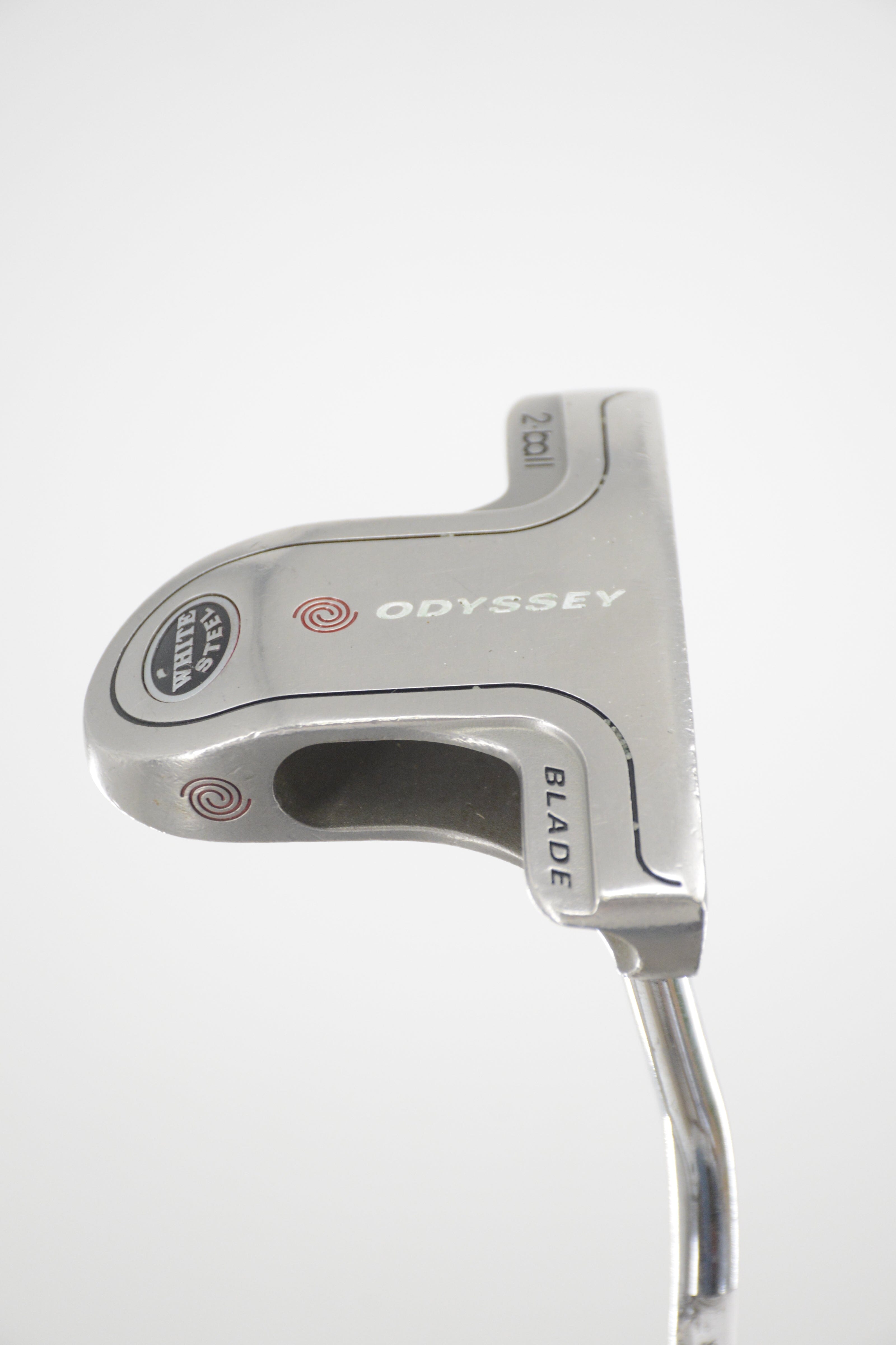 Odyssey White Steel 2-Ball Blade Putter 33.5" Golf Clubs GolfRoots 