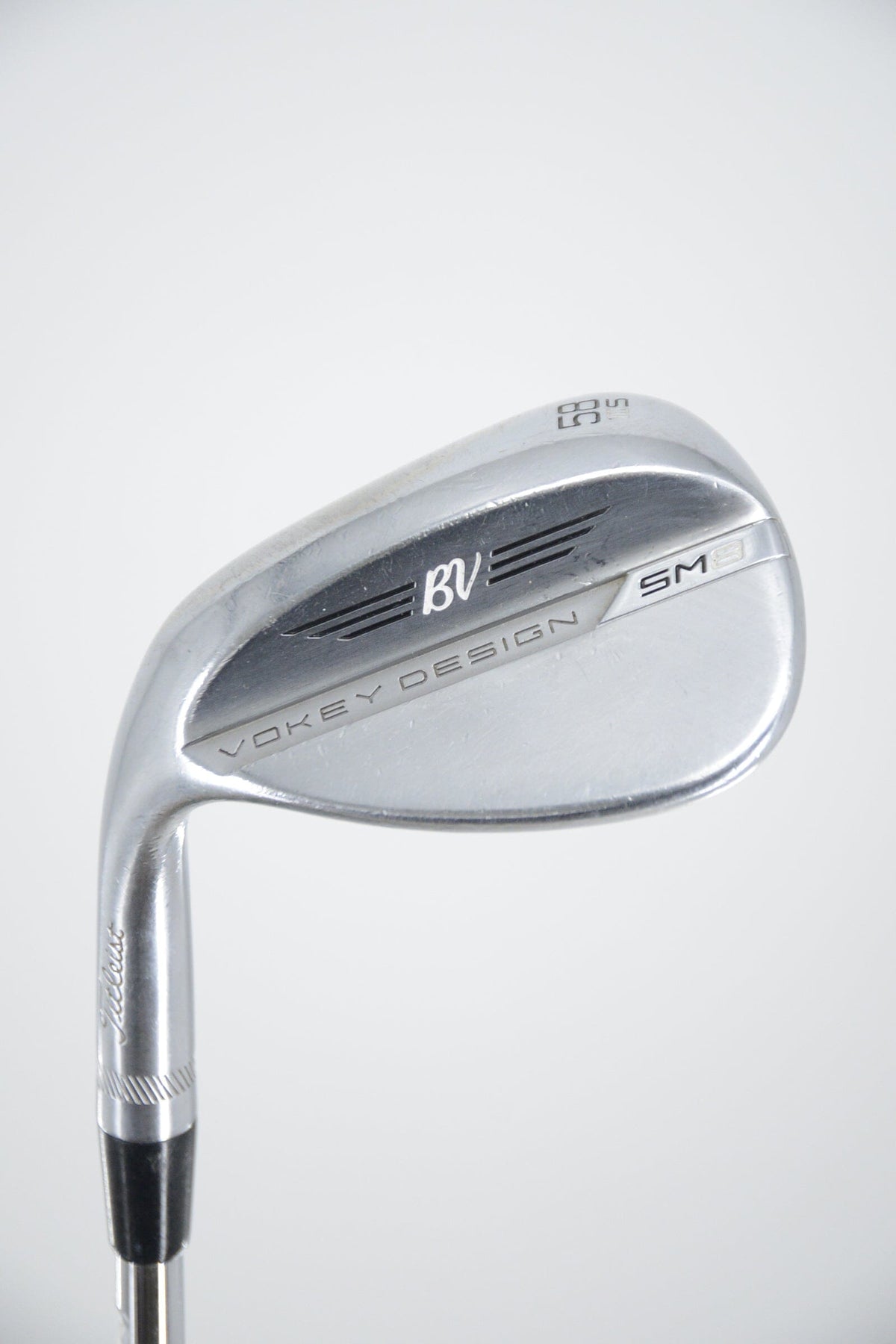 Lefty Titleist Vokey SM8 Tour Chrome 58 Degree Wedge Wedge Flex 34.75" Golf Wedges Titleist 