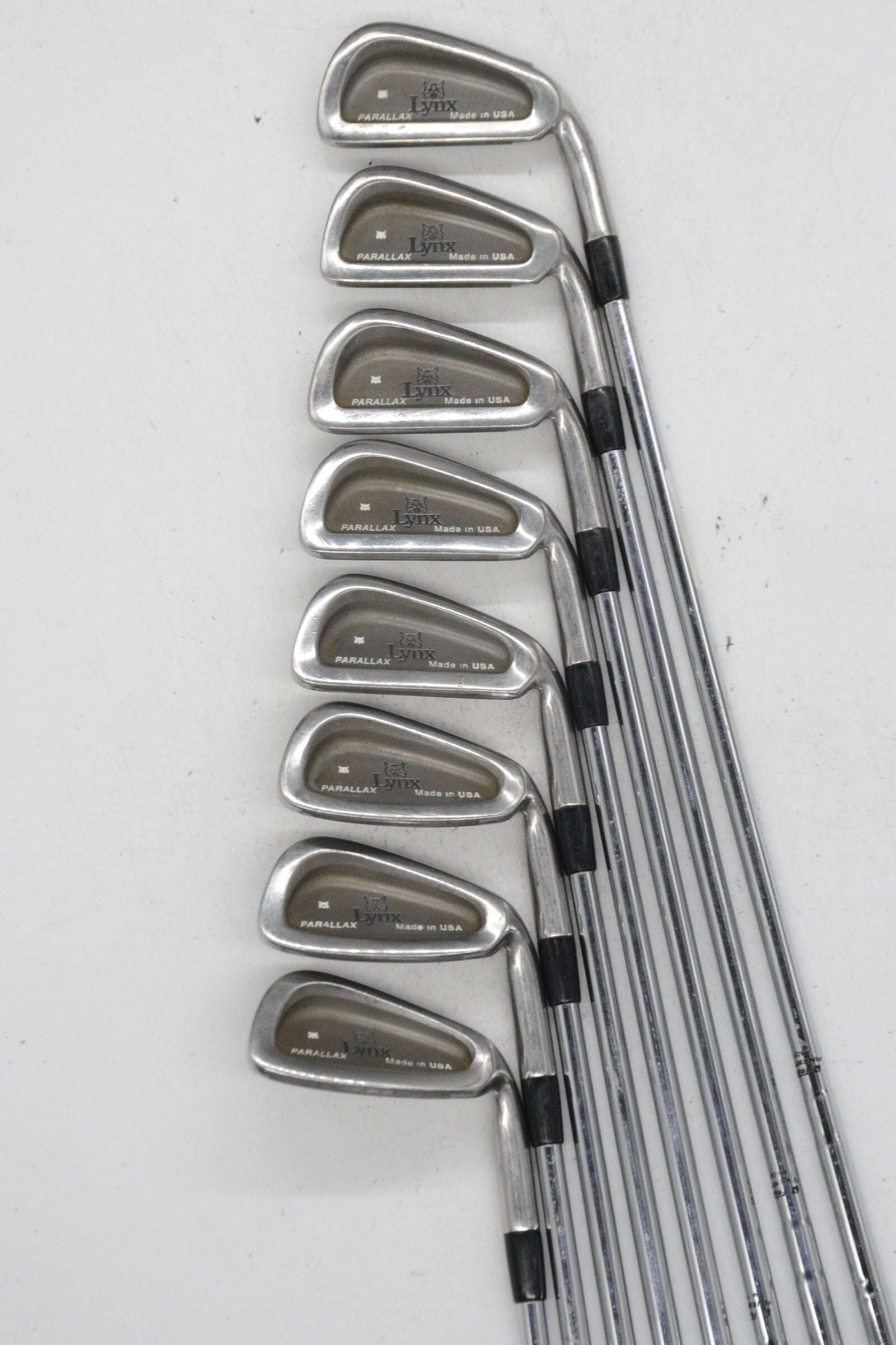 Lynx Parralax 3-PW Iron Set R Flex -0.25" Golf Clubs GolfRoots 