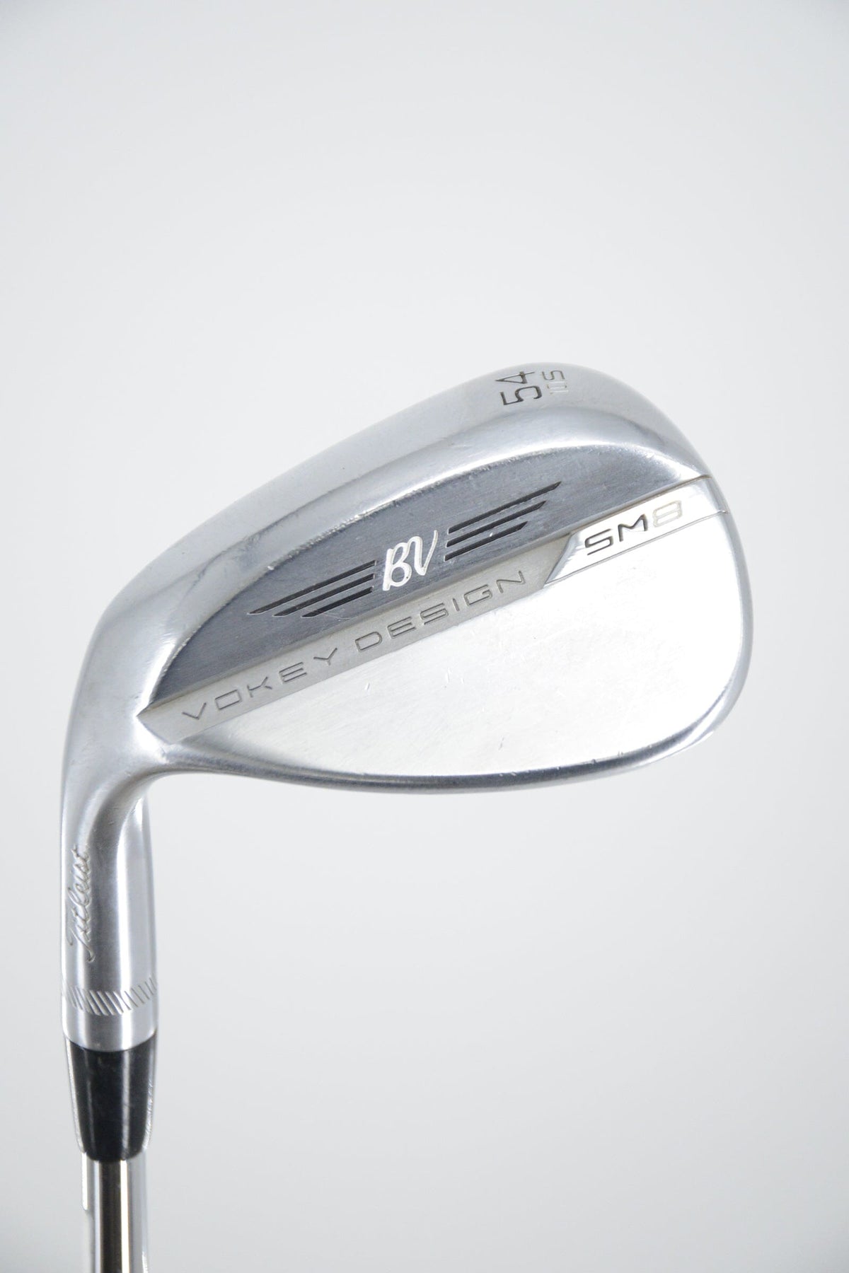 Lefty Titleist Vokey SM8 Tour Chrome 54 Degree Wedge Wedge Flex 35.25" Golf Wedges Titleist 