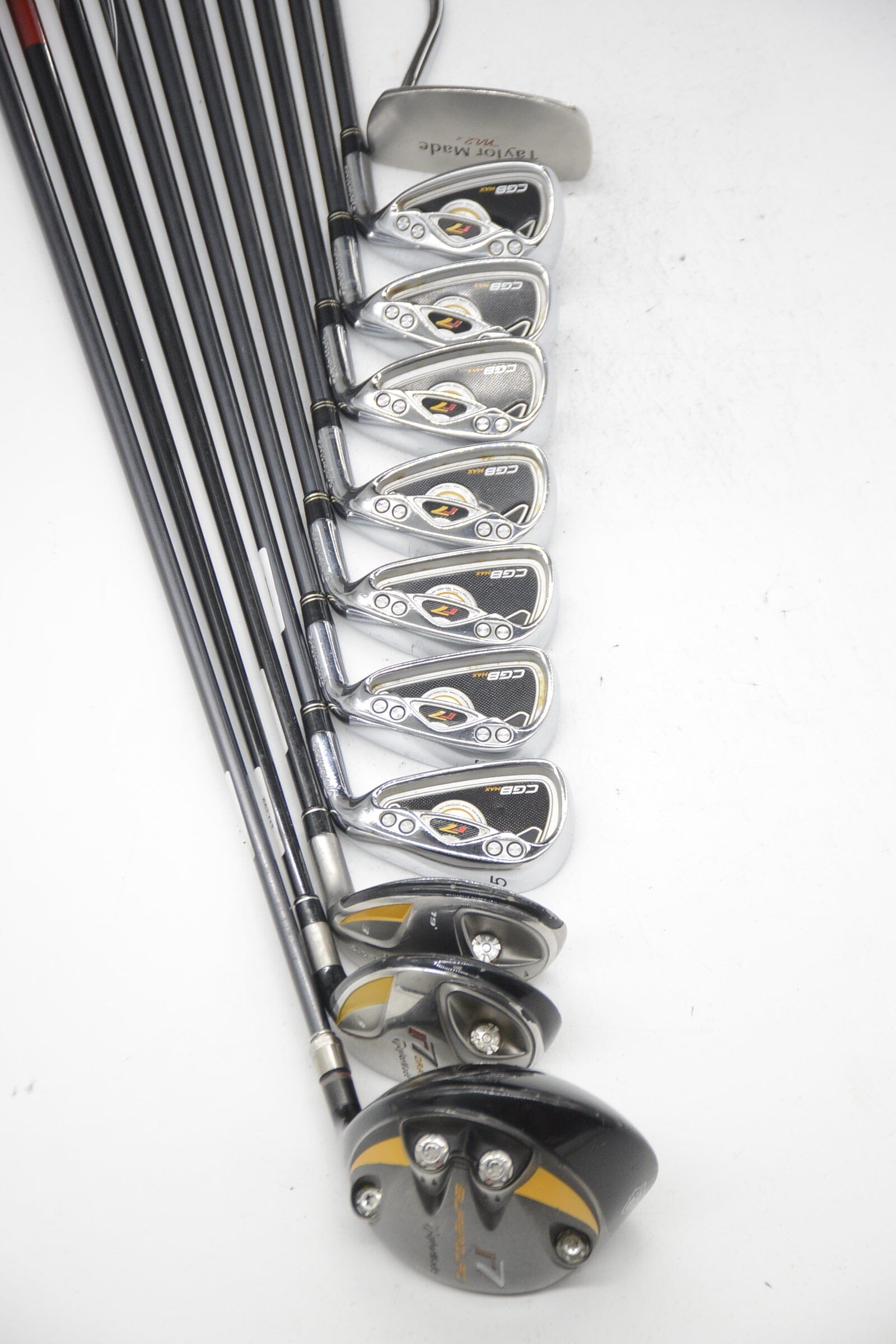 TaylorMade R7 CGB Max Mixed Full Set SR Flex -0.75" Golf Clubs GolfRoots 