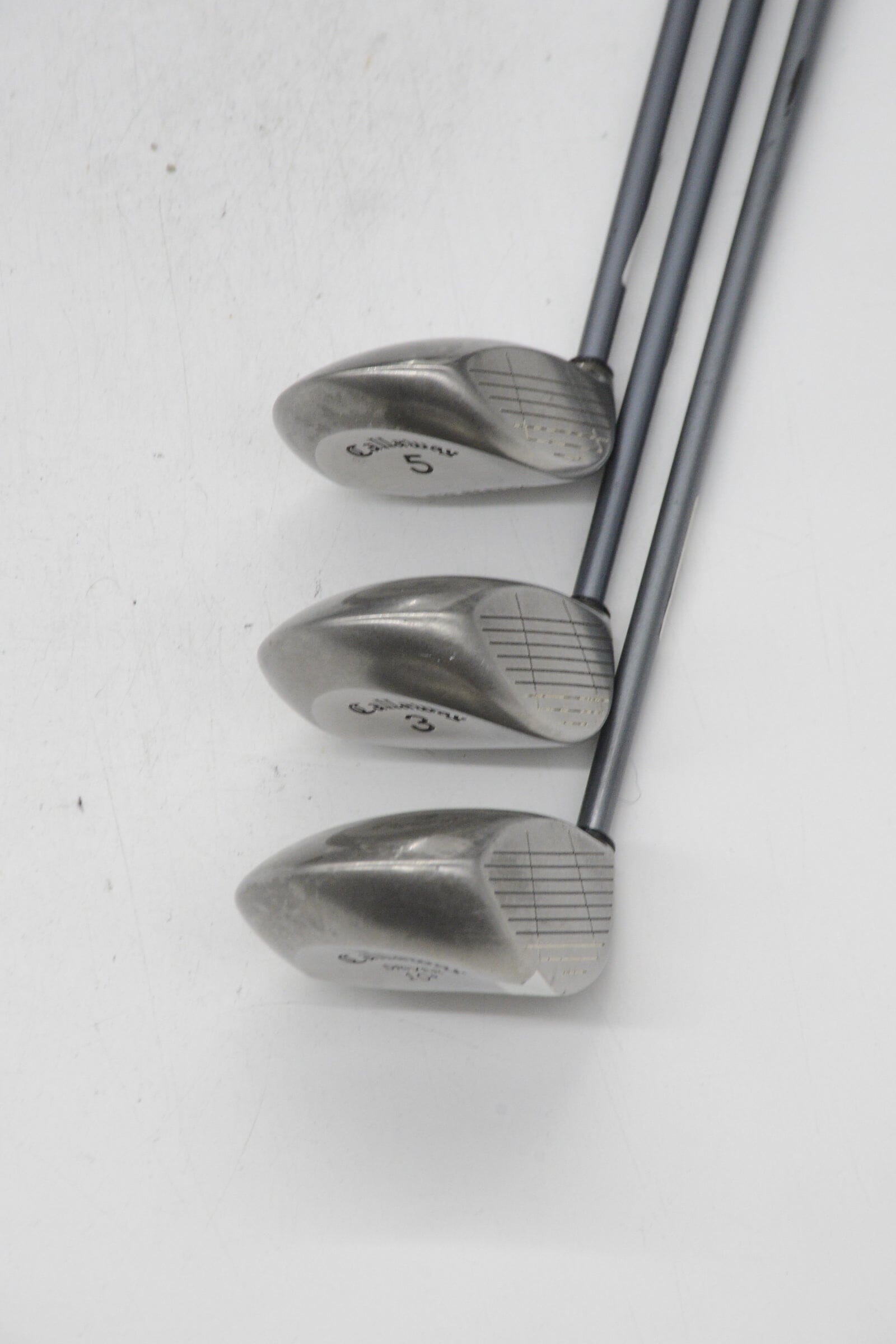 Callaway Big Bertha War Bird D, 3W, 5W Wood Set S Flex Golf Clubs GolfRoots 