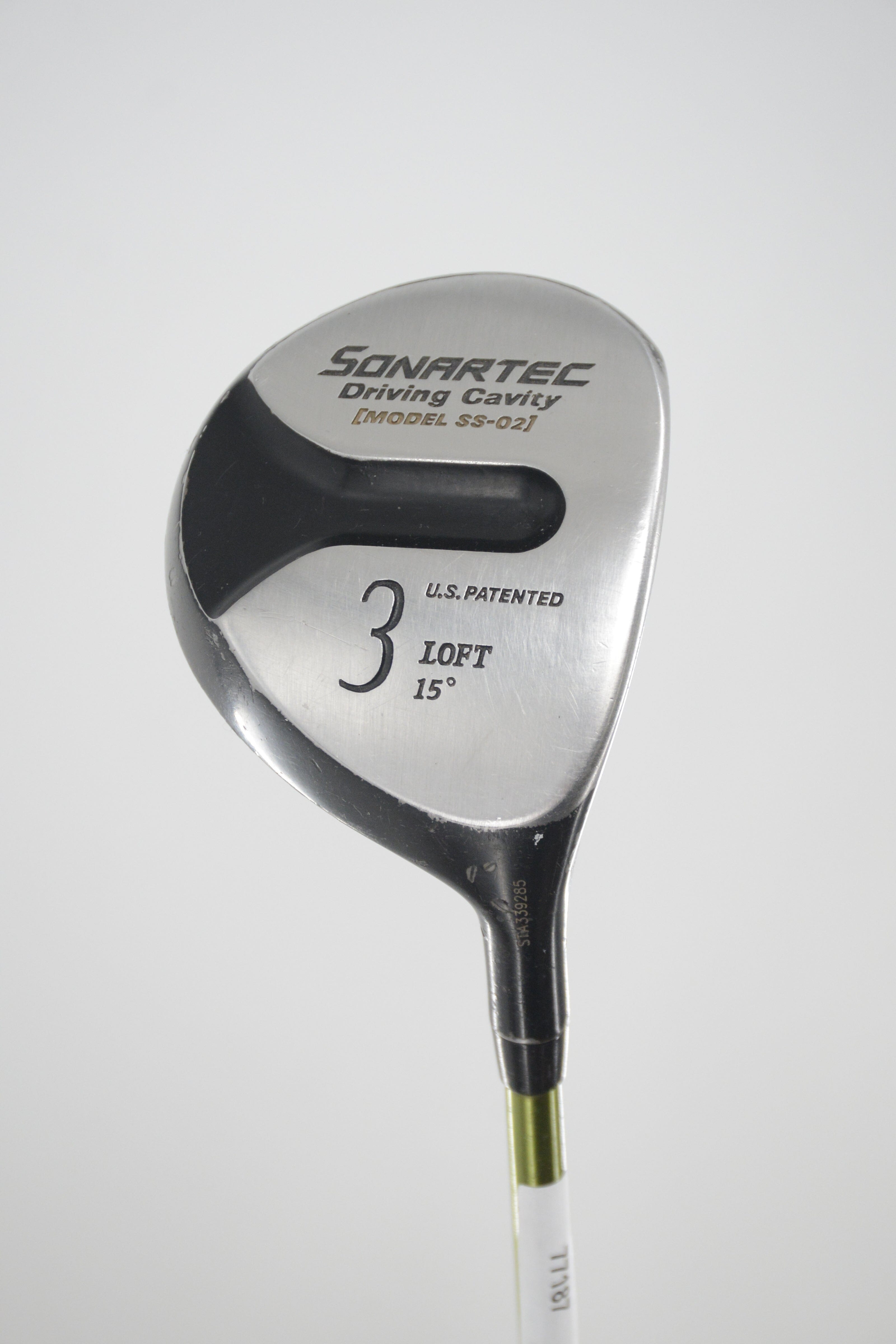 Sonartec Driving Cavity 3 Wood S Flex 42.75" Golf Clubs GolfRoots 