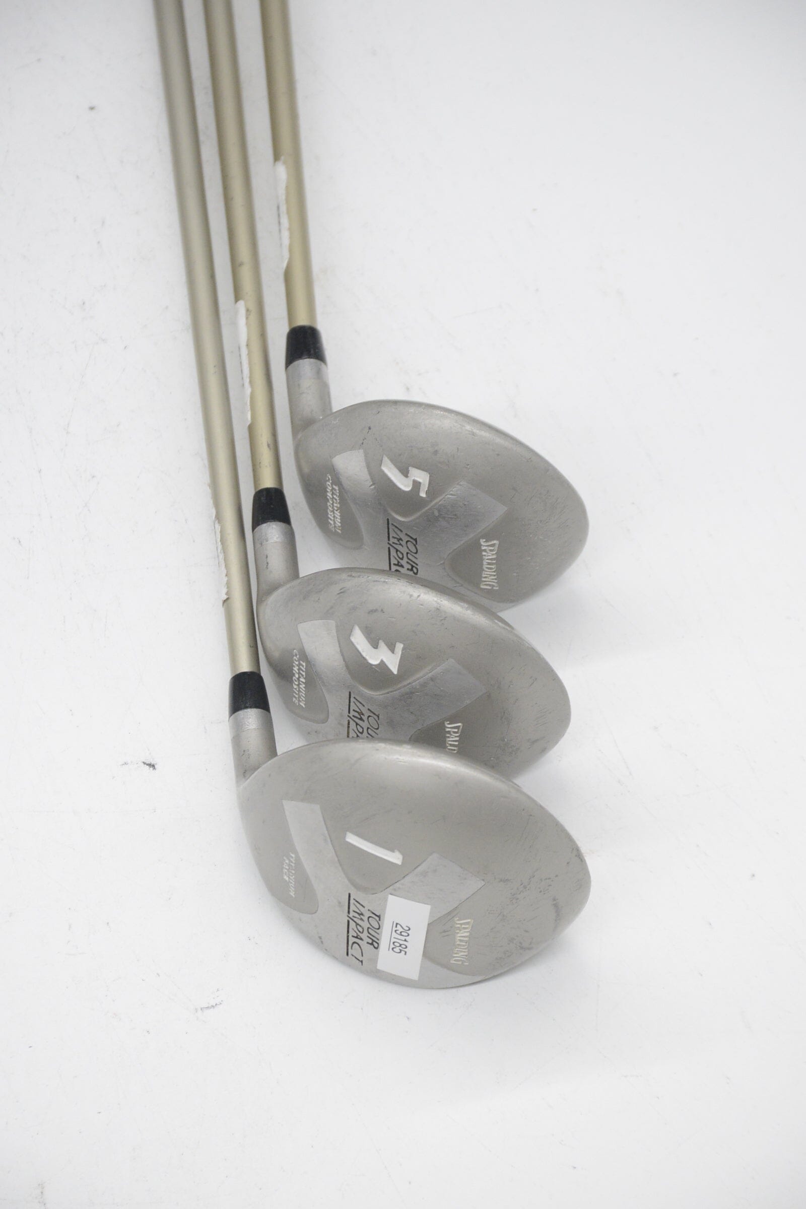 Women's Spalding Tour Impact D, 3W, 5W Wood Set W Flex Golf Clubs GolfRoots 
