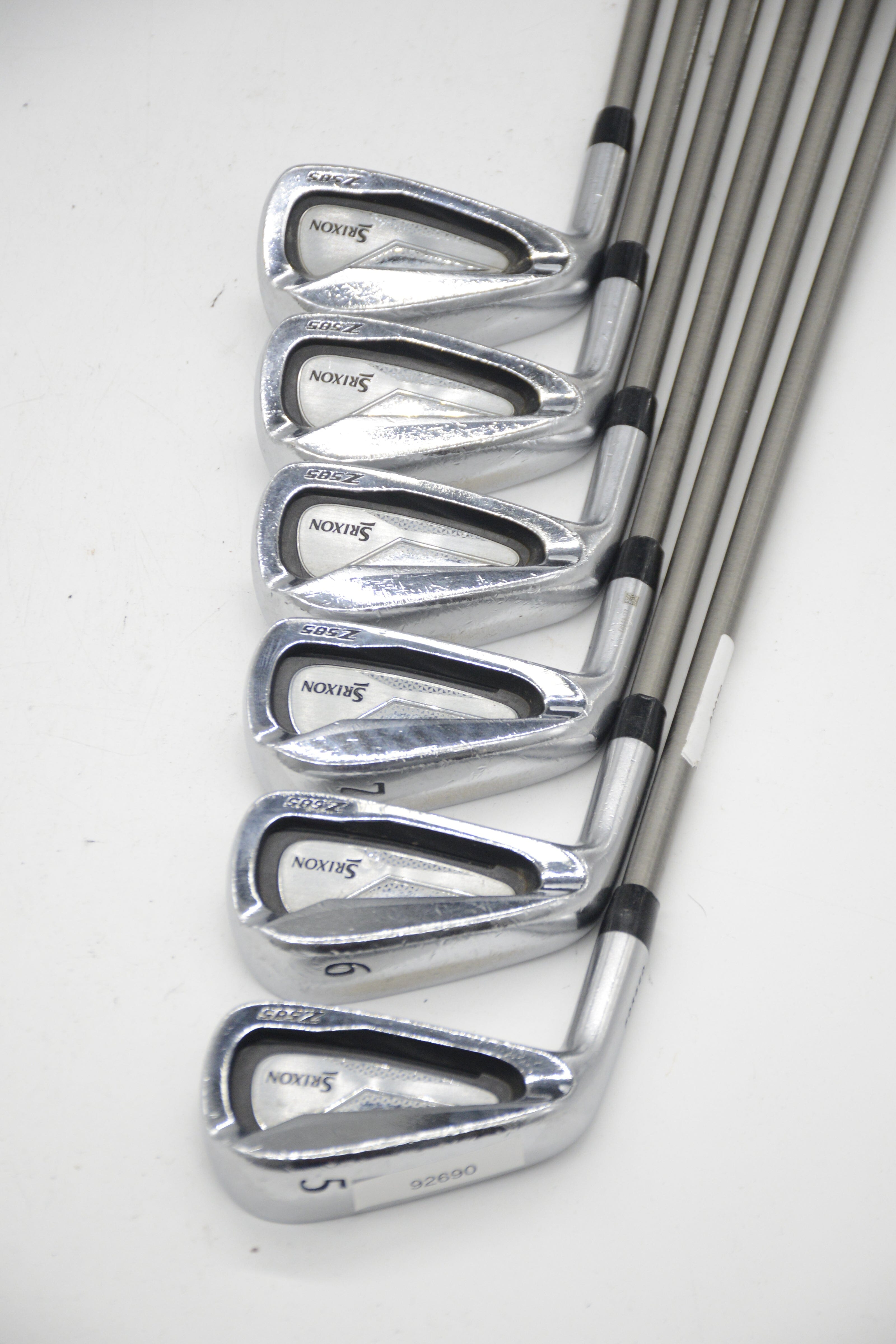 Lefty Srixon Z U85 / Z585 Combo 5-PW Iron Set R Flex -0.75" Golf Clubs GolfRoots 