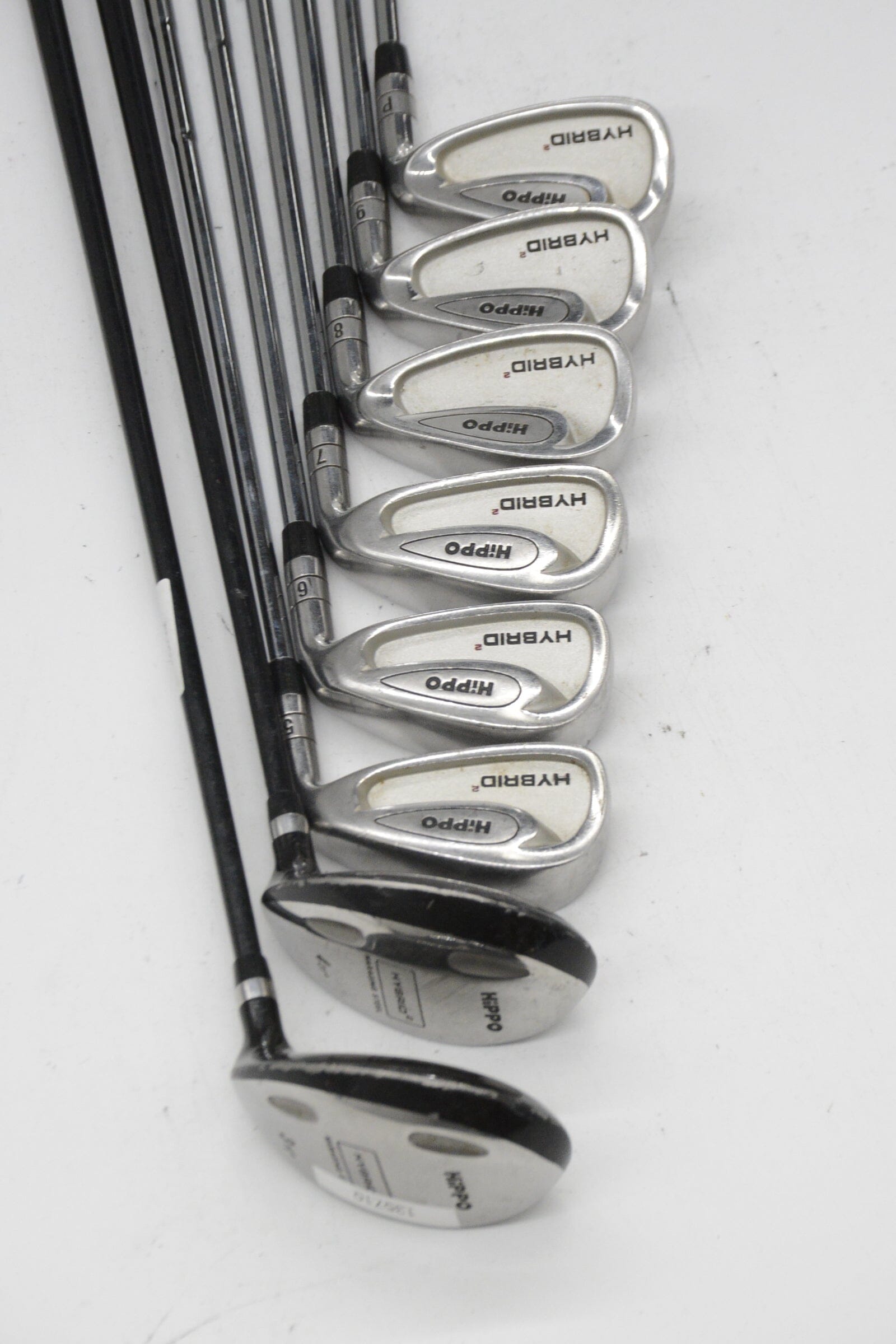 Hippo Hybrid 2 3H-4H, 5-PW Iron Set S Flex Std Length Golf Clubs GolfRoots 