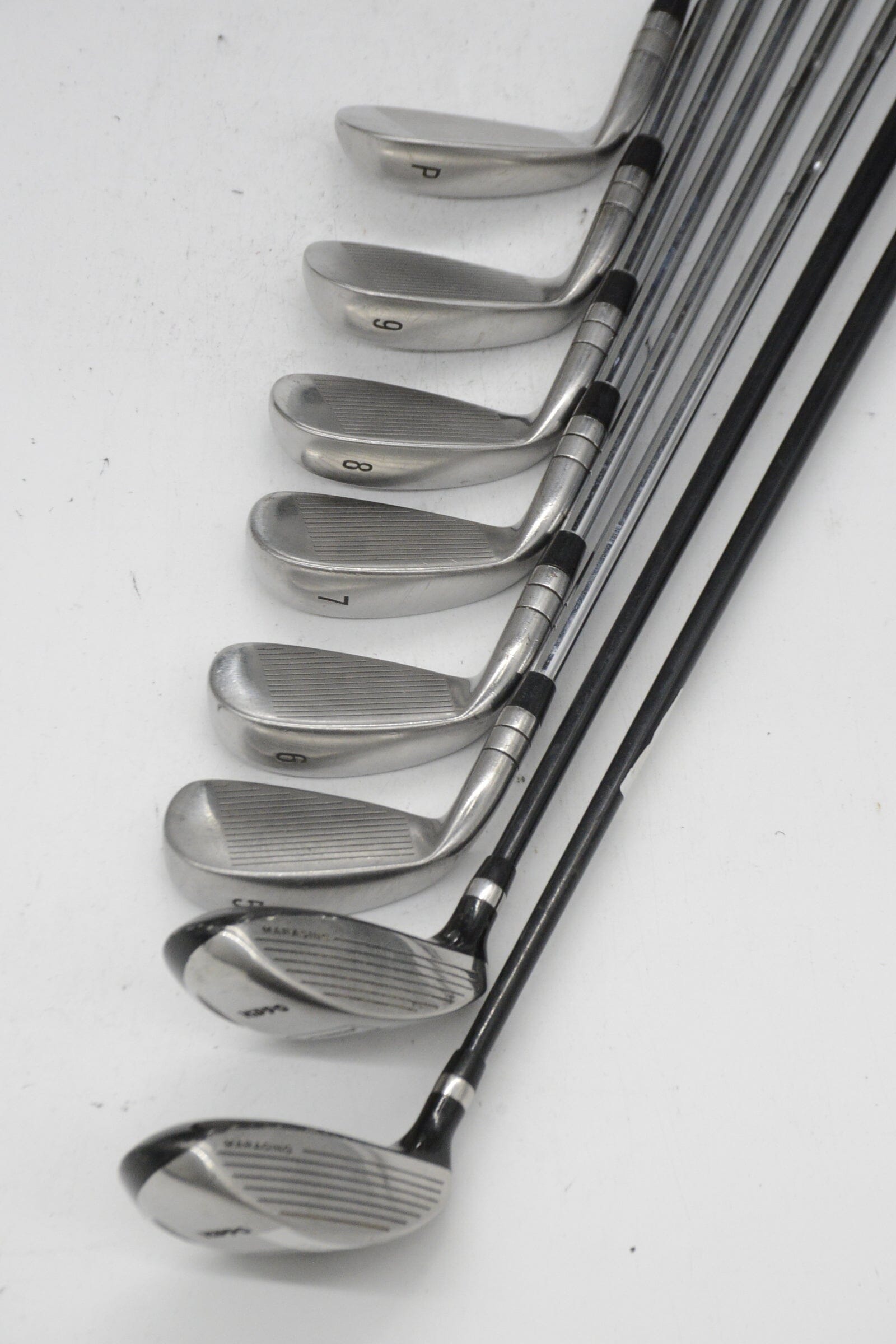 Hippo Hybrid 2 3H-4H, 5-PW Iron Set S Flex Std Length Golf Clubs GolfRoots 