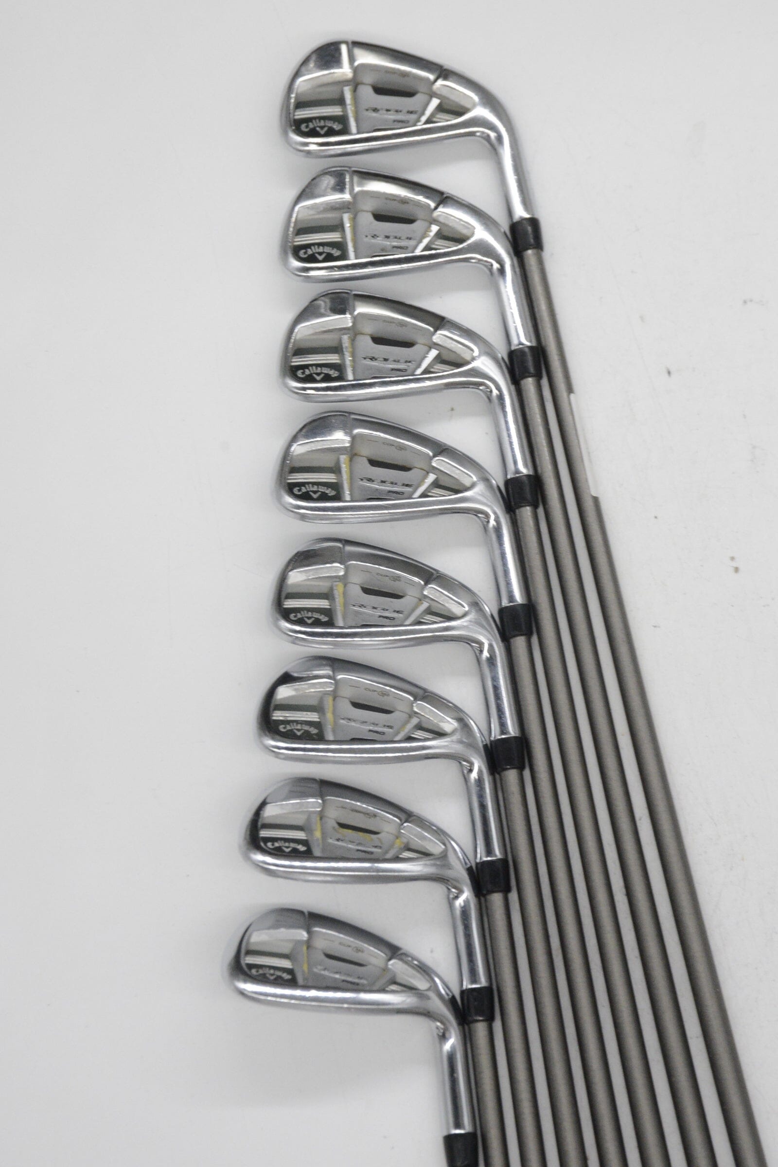 Callaway Rogue Pro 4-AW Iron Set S Flex -0.75" Golf Clubs GolfRoots 