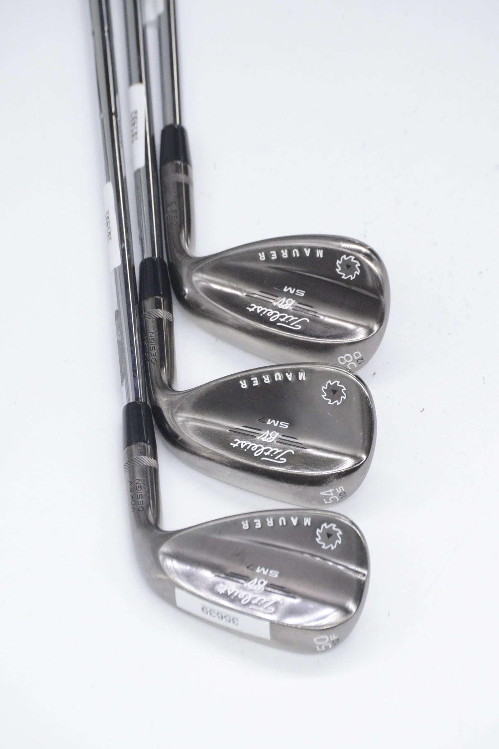 Titleist Vokey SM7 Brushed Steel 50, 54, 58 Degree Wedge Set S Flex