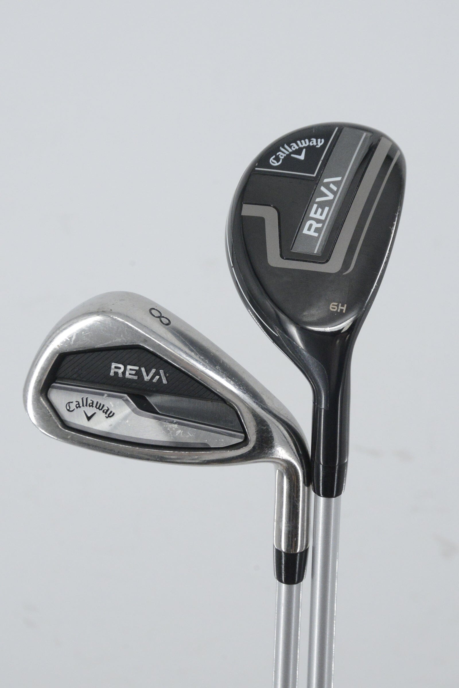 Women's Callaway Big Bertha Reva Combo 5H-6H, 7-PW, SW Iron Set W Flex Std Length Golf Clubs GolfRoots 
