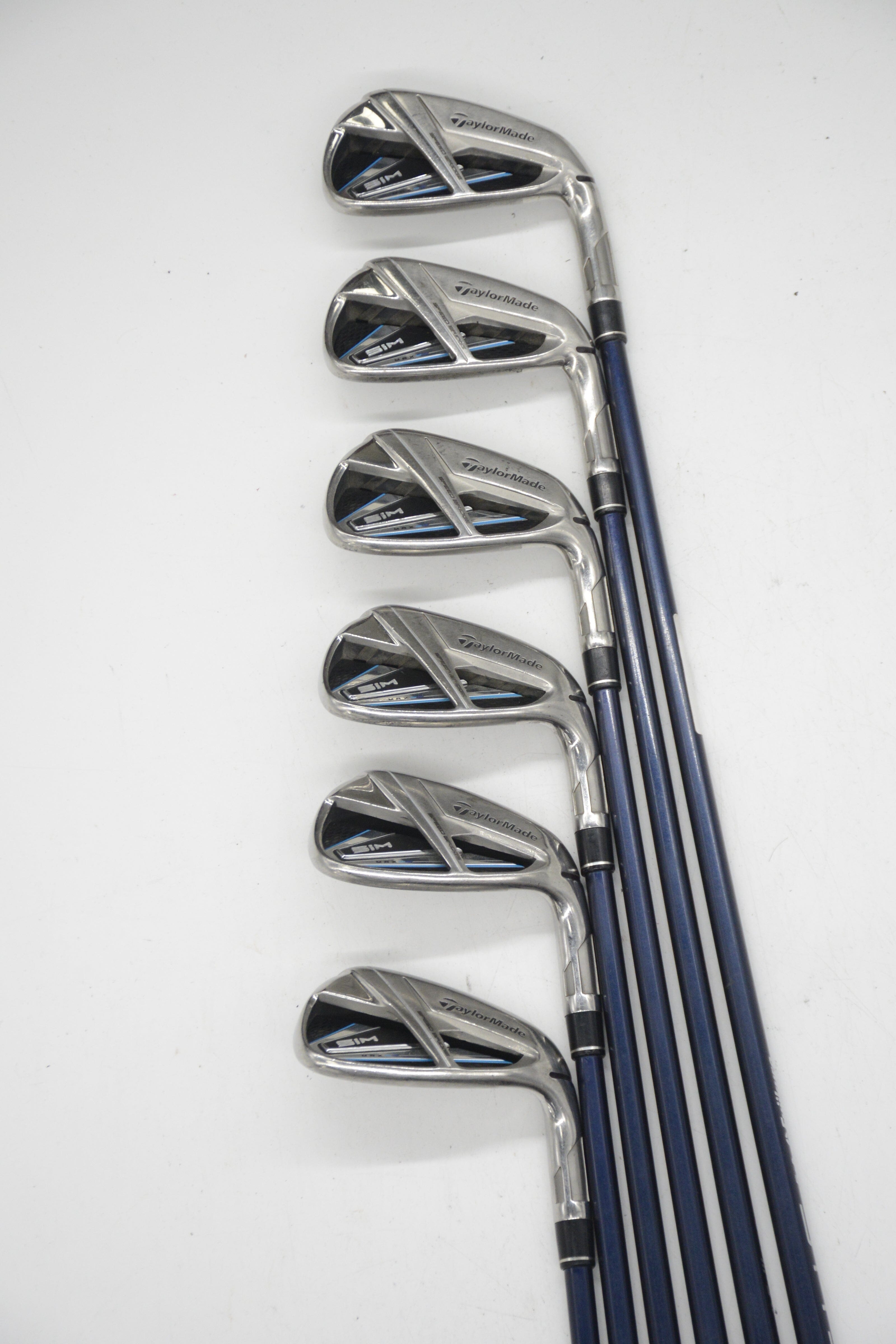 TaylorMade SIM Max 6-AW Iron Set SR Flex -0.5" Golf Clubs GolfRoots 